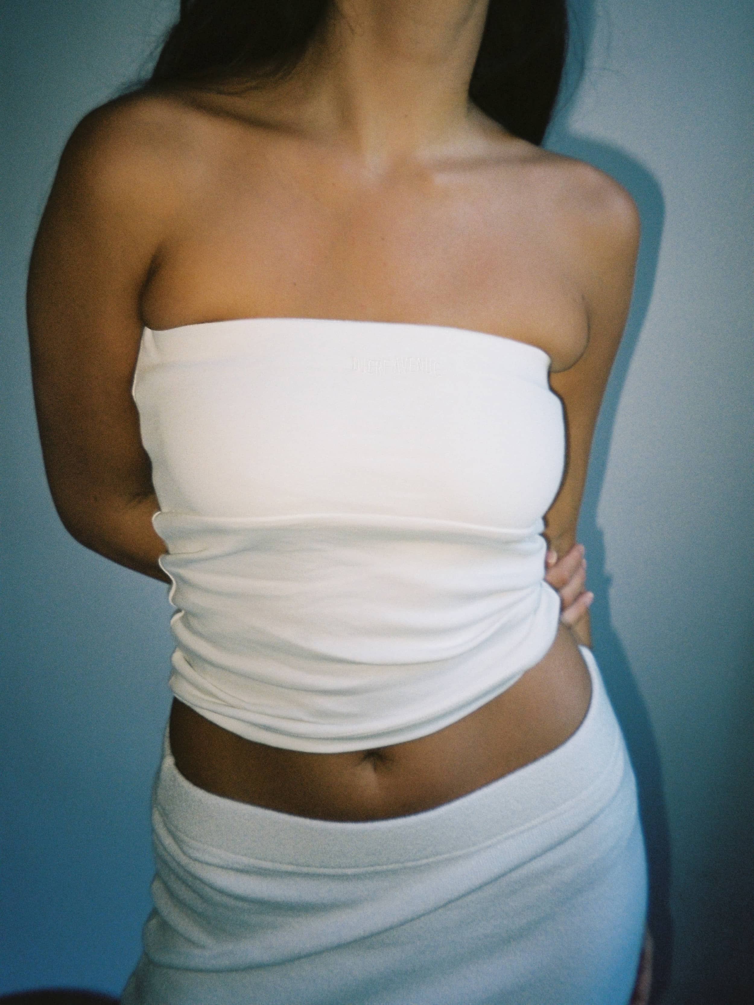 Daily Tube Top White - White | Djerf Avenue