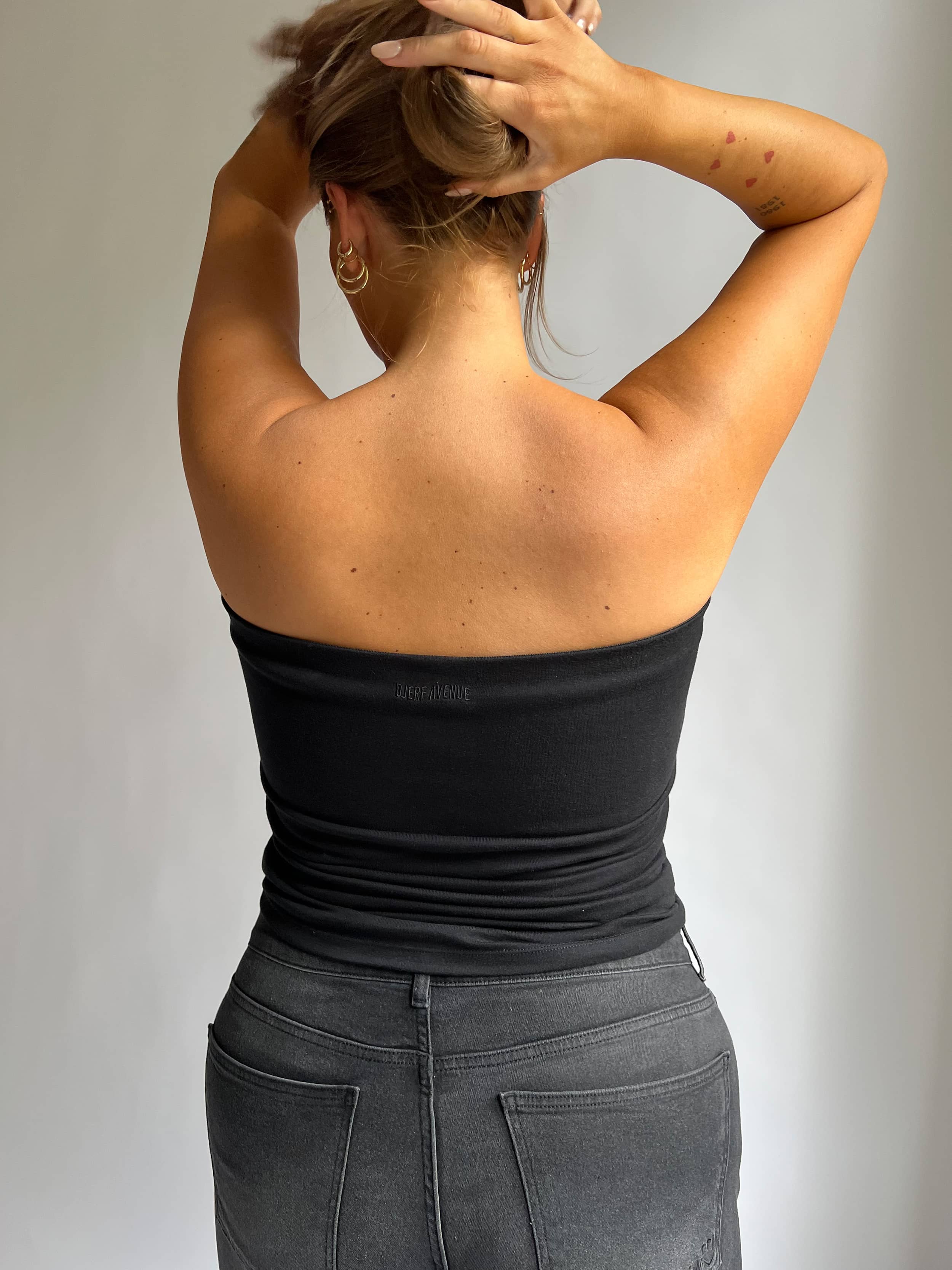 トップス Djerf Avenue Daily Tube Top Black S Daily Tube Top Black - Black | Djerf Avenue