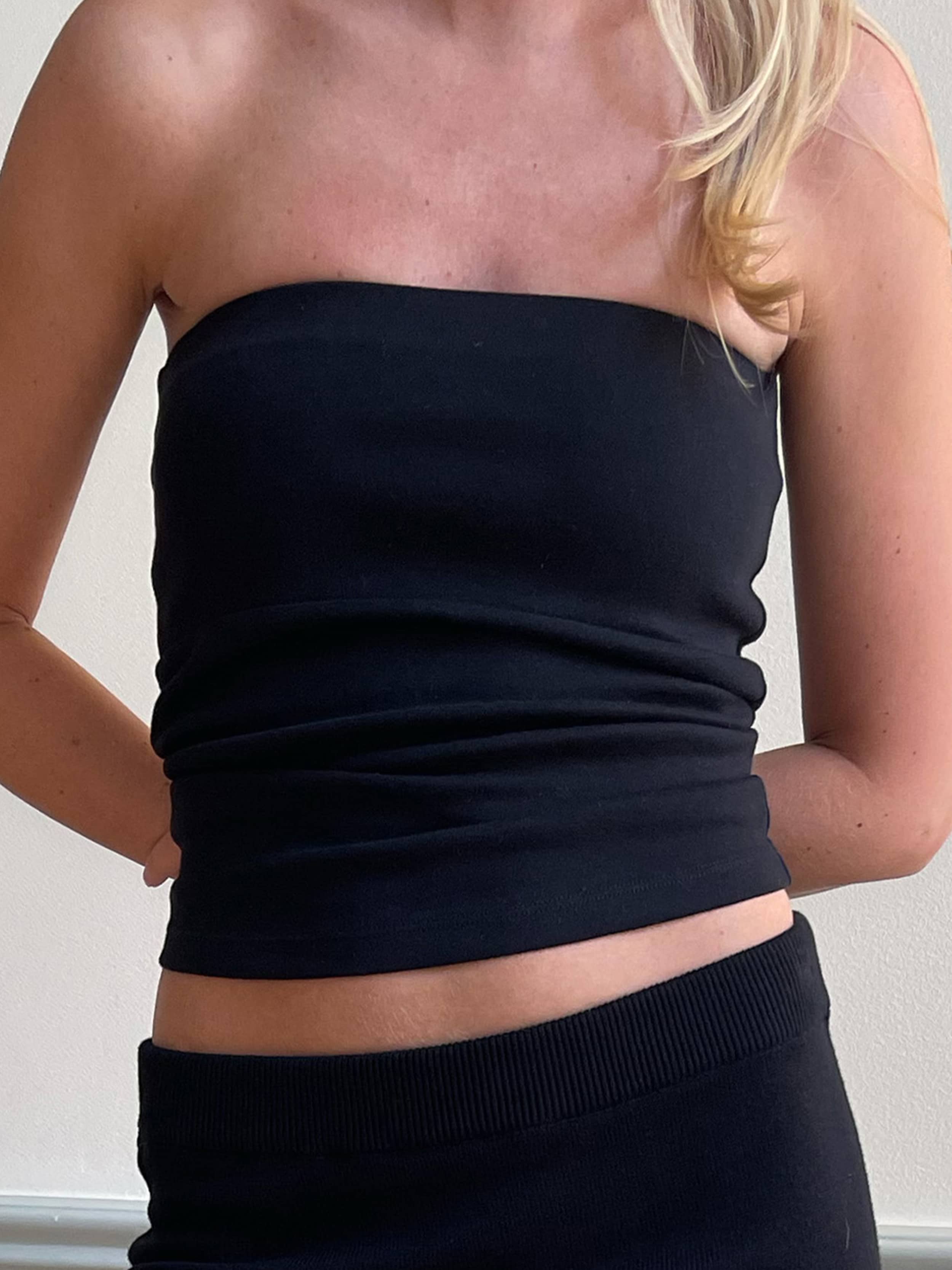 トップス Djerf Avenue Daily Tube Top Black S Daily Tube Top Black - Black | Djerf Avenue