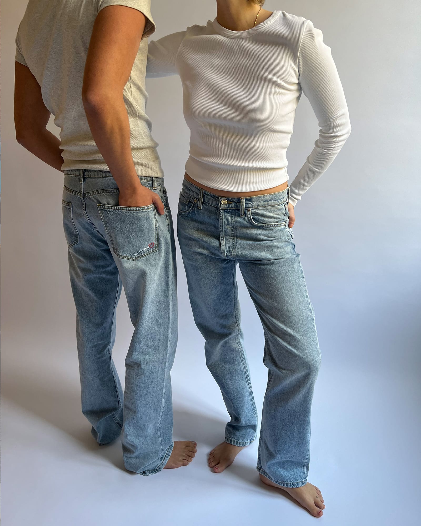Daily Long Sleeve Top Ribbed White