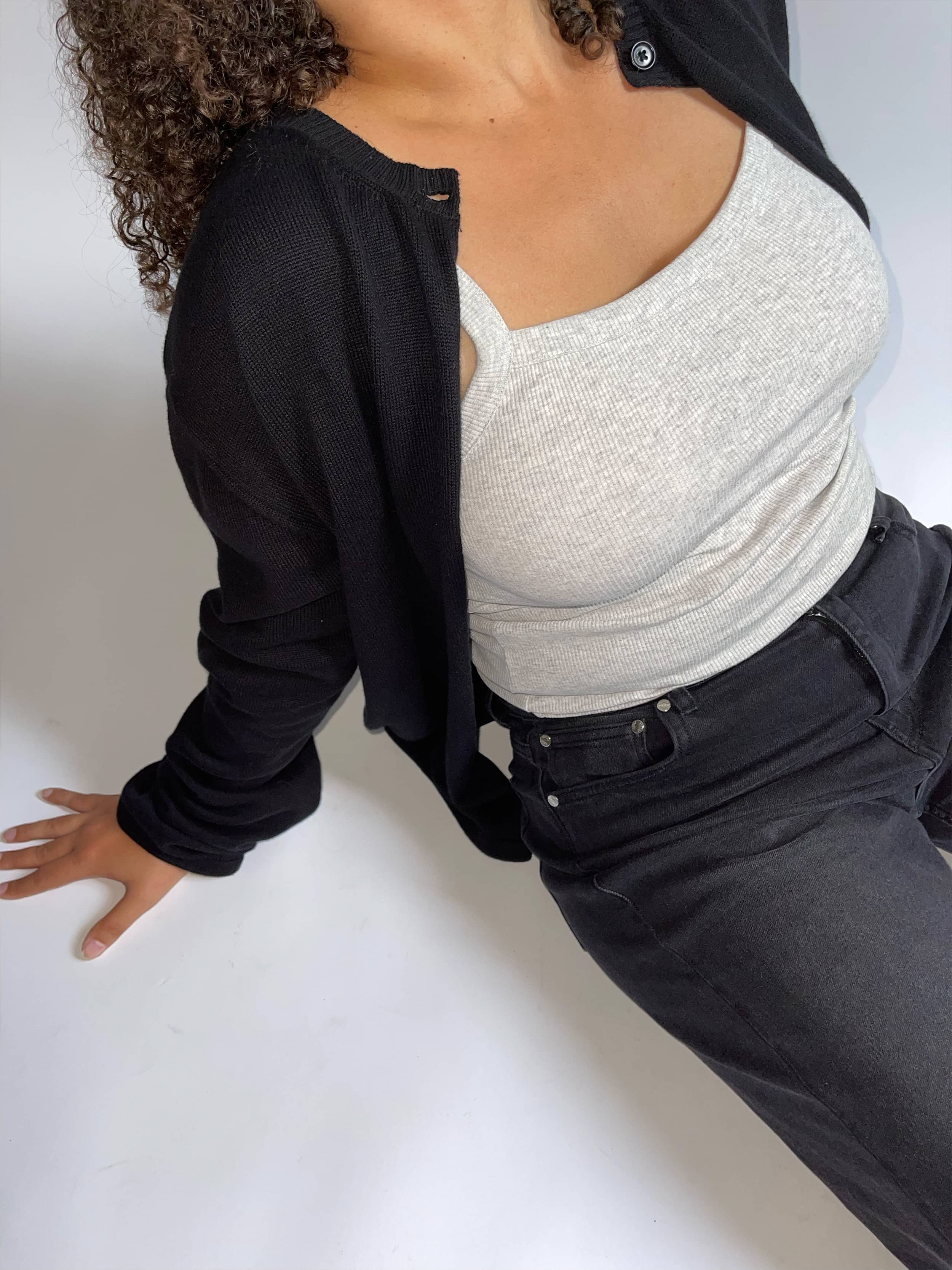 トップス Nida Tank Grey Melange Nida Tank | Grey Melange – Black Box Boutique