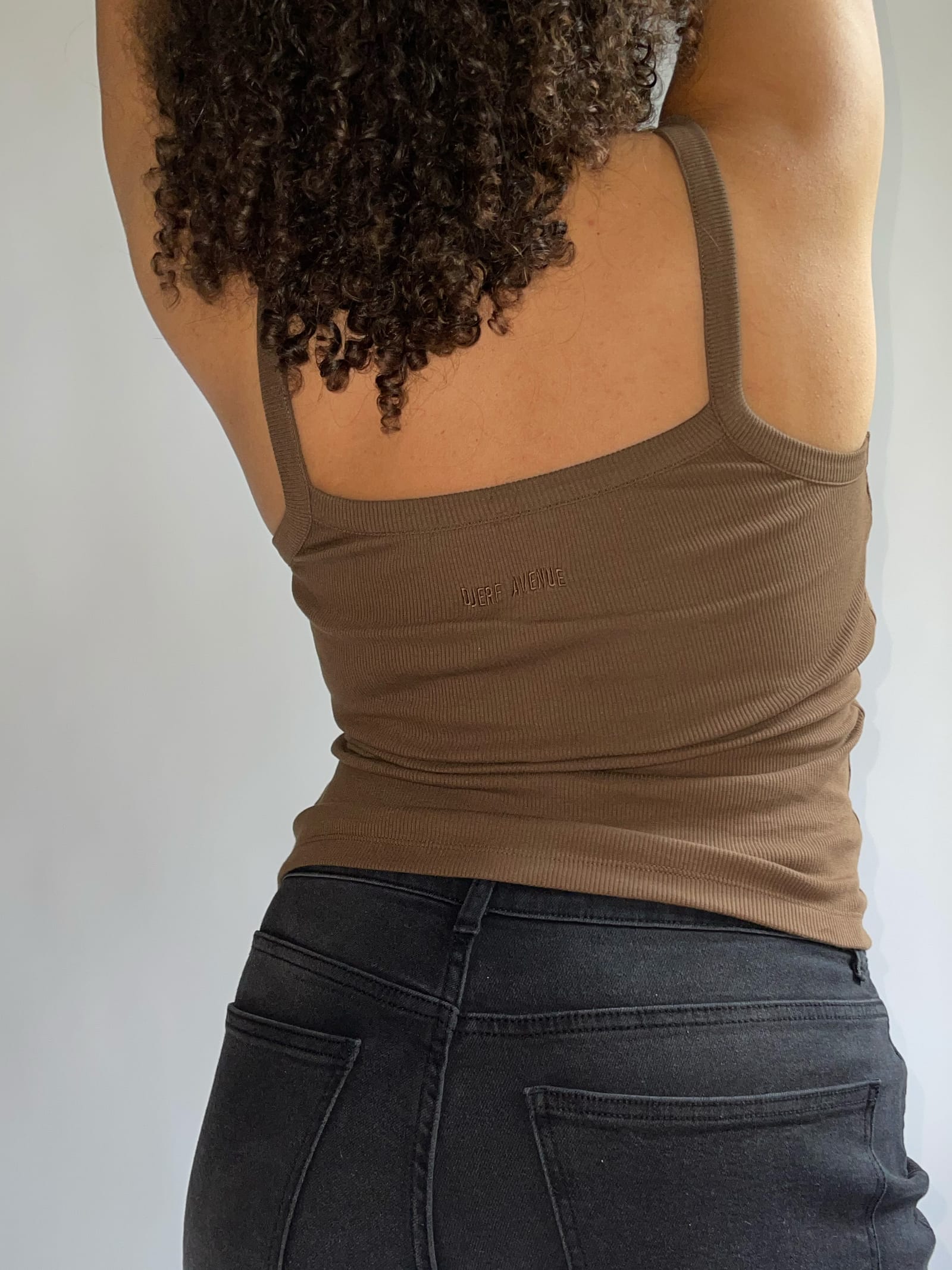 Daily Tank Top Ribbed Cocoa