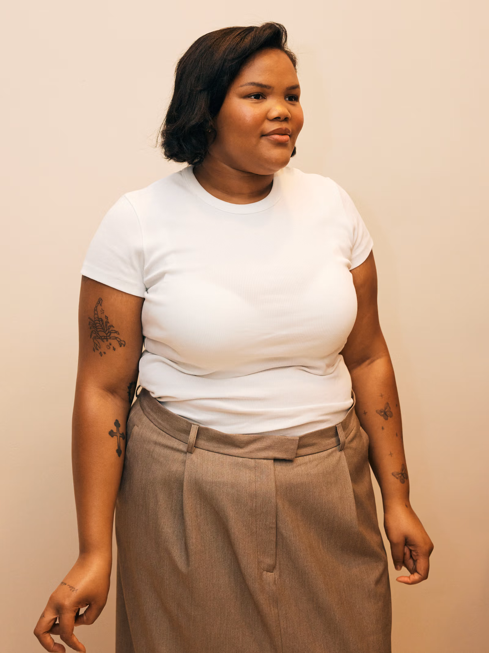 Daily T-Shirt Ribbed White
