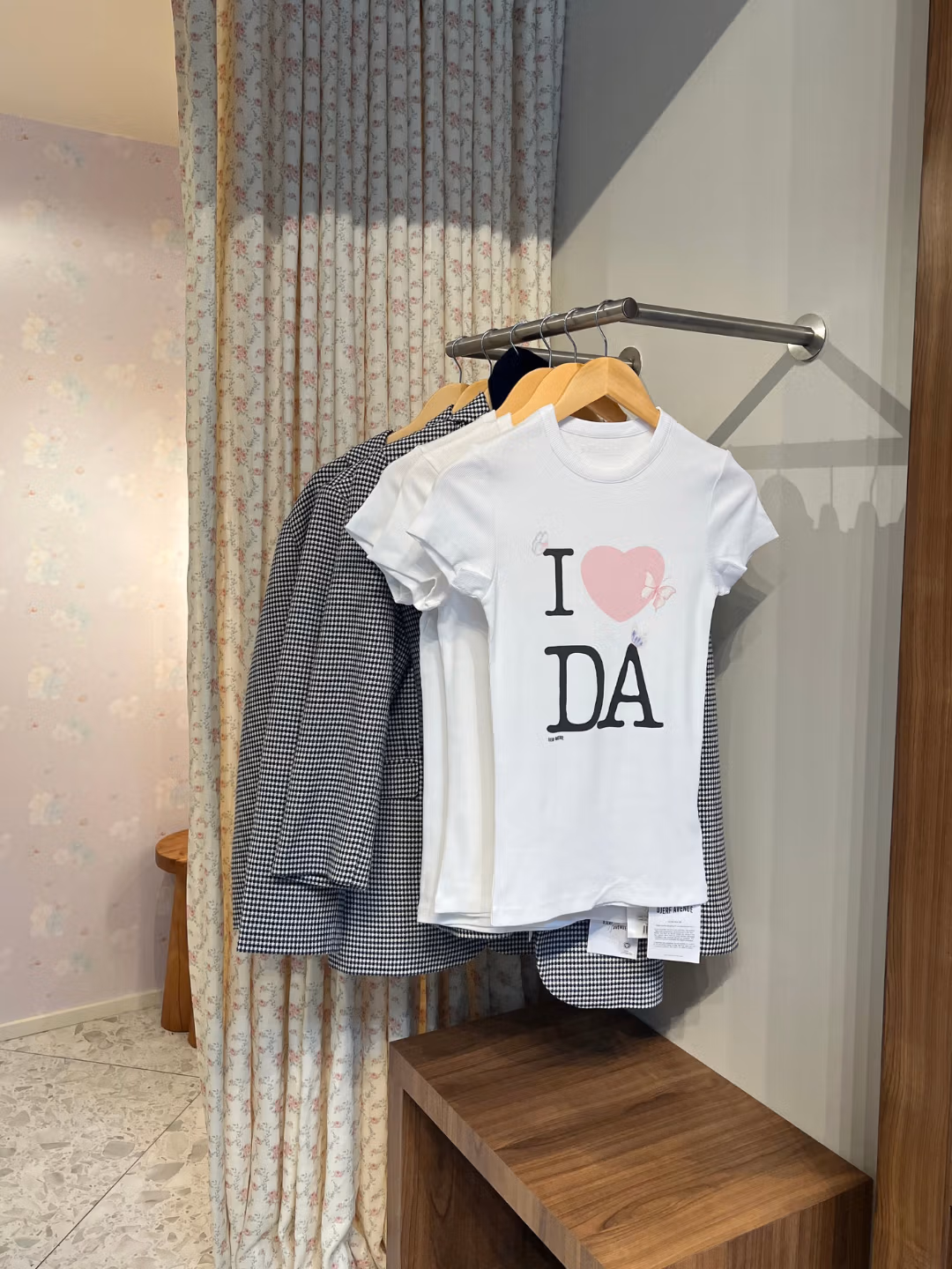 Daily T-Shirt Ribbed I Love DA