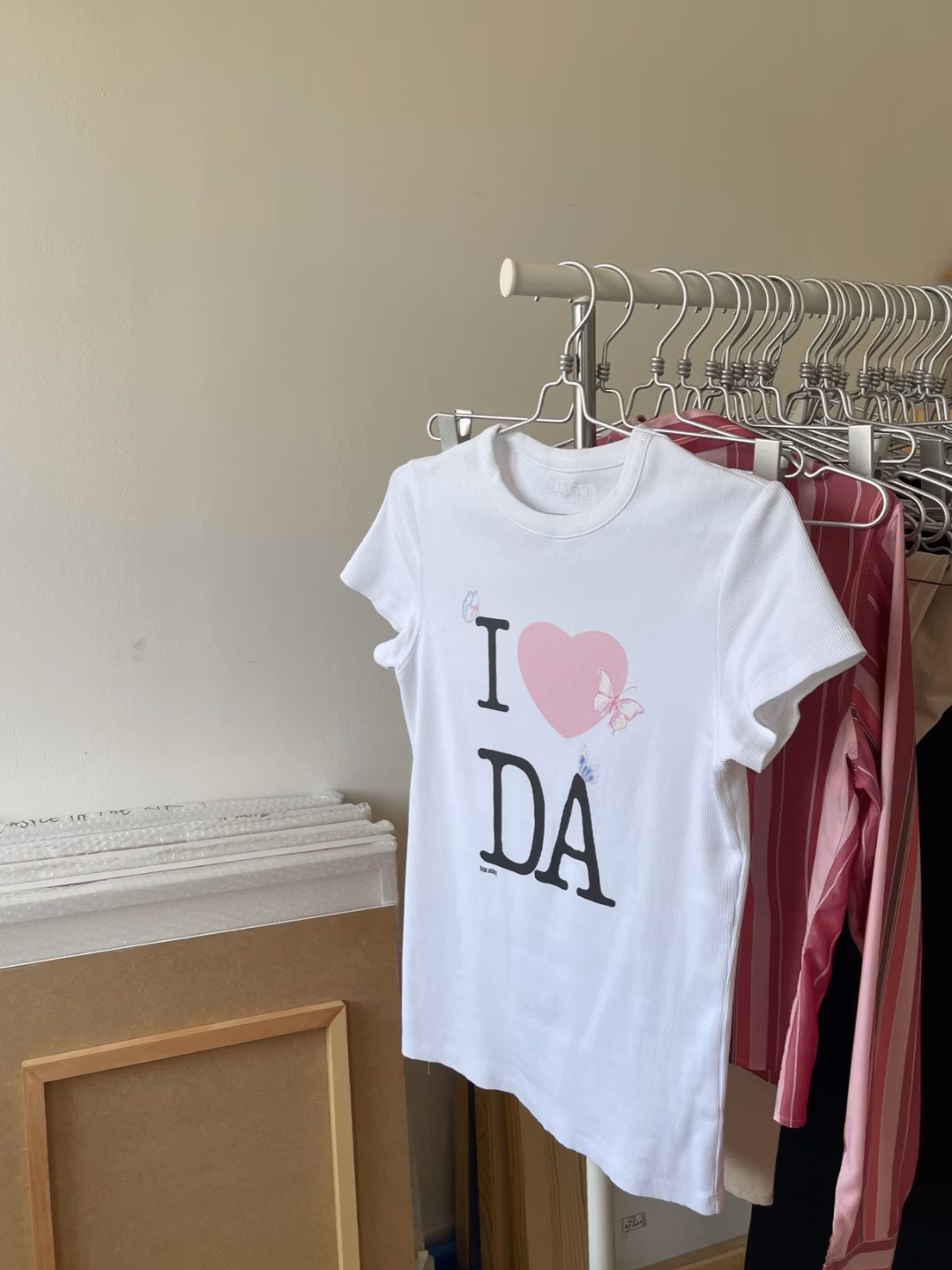 Daily T-Shirt Ribbed I Love DA