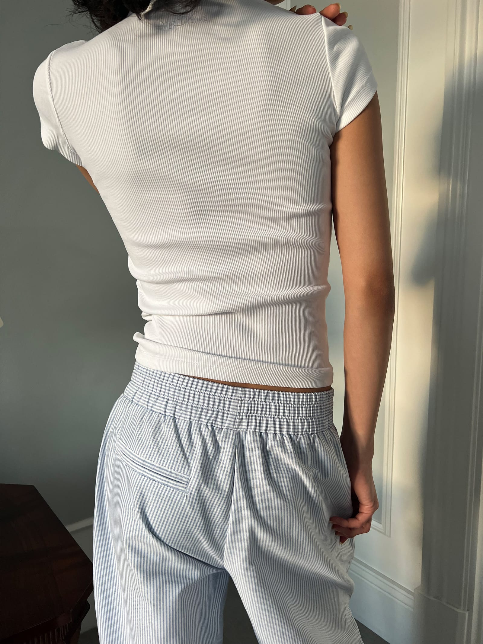 Daily T-Shirt Ribbed White