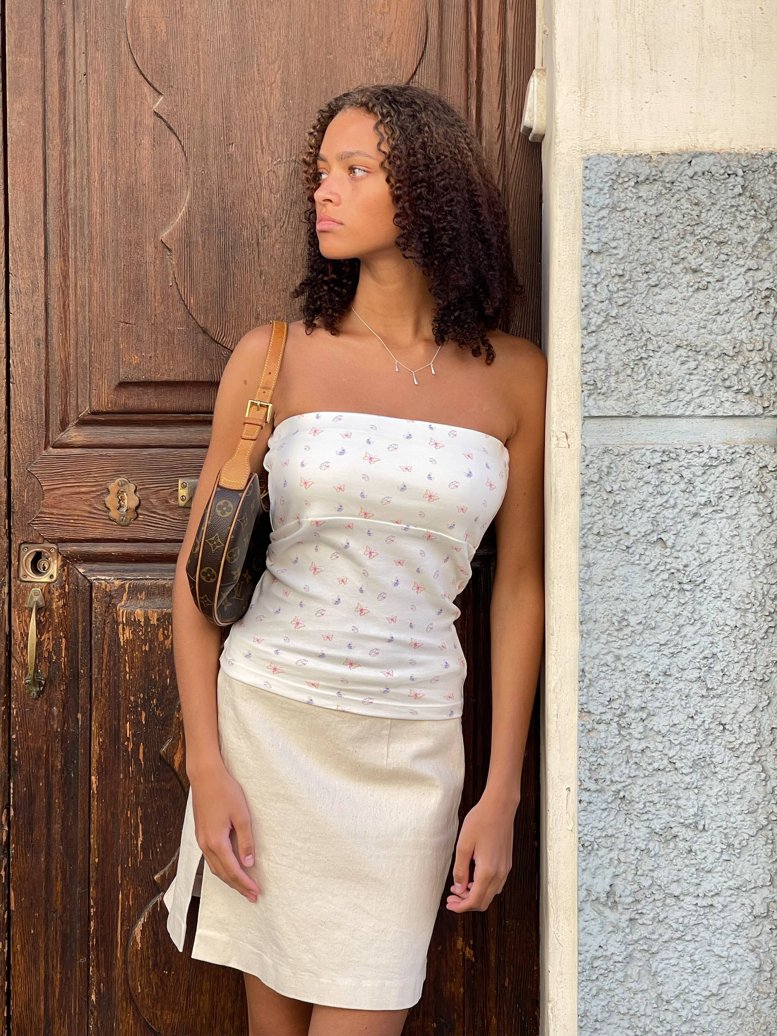 skirt めい/Jade highwaist mini beige