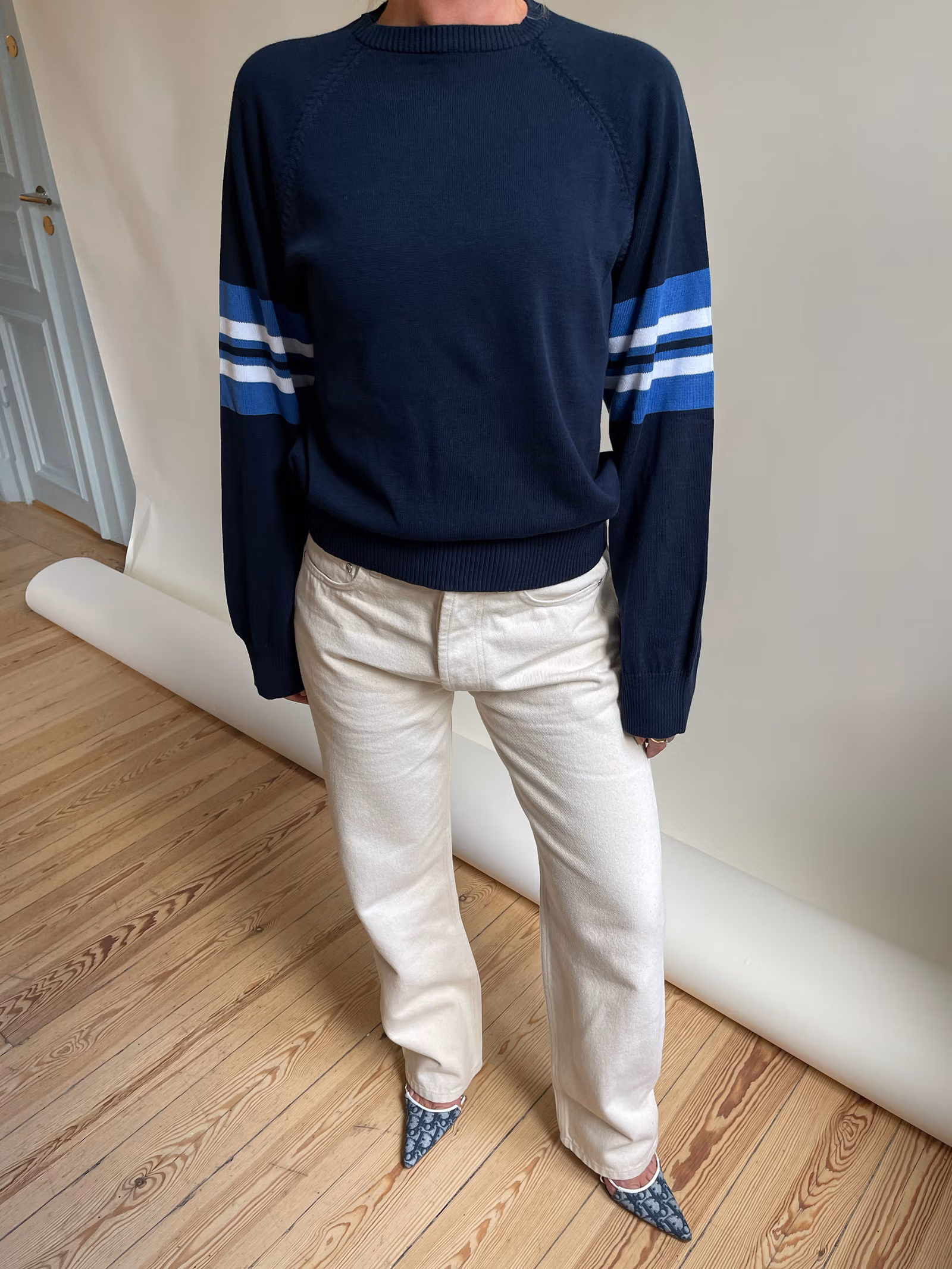 Relaxed Jeans Cream