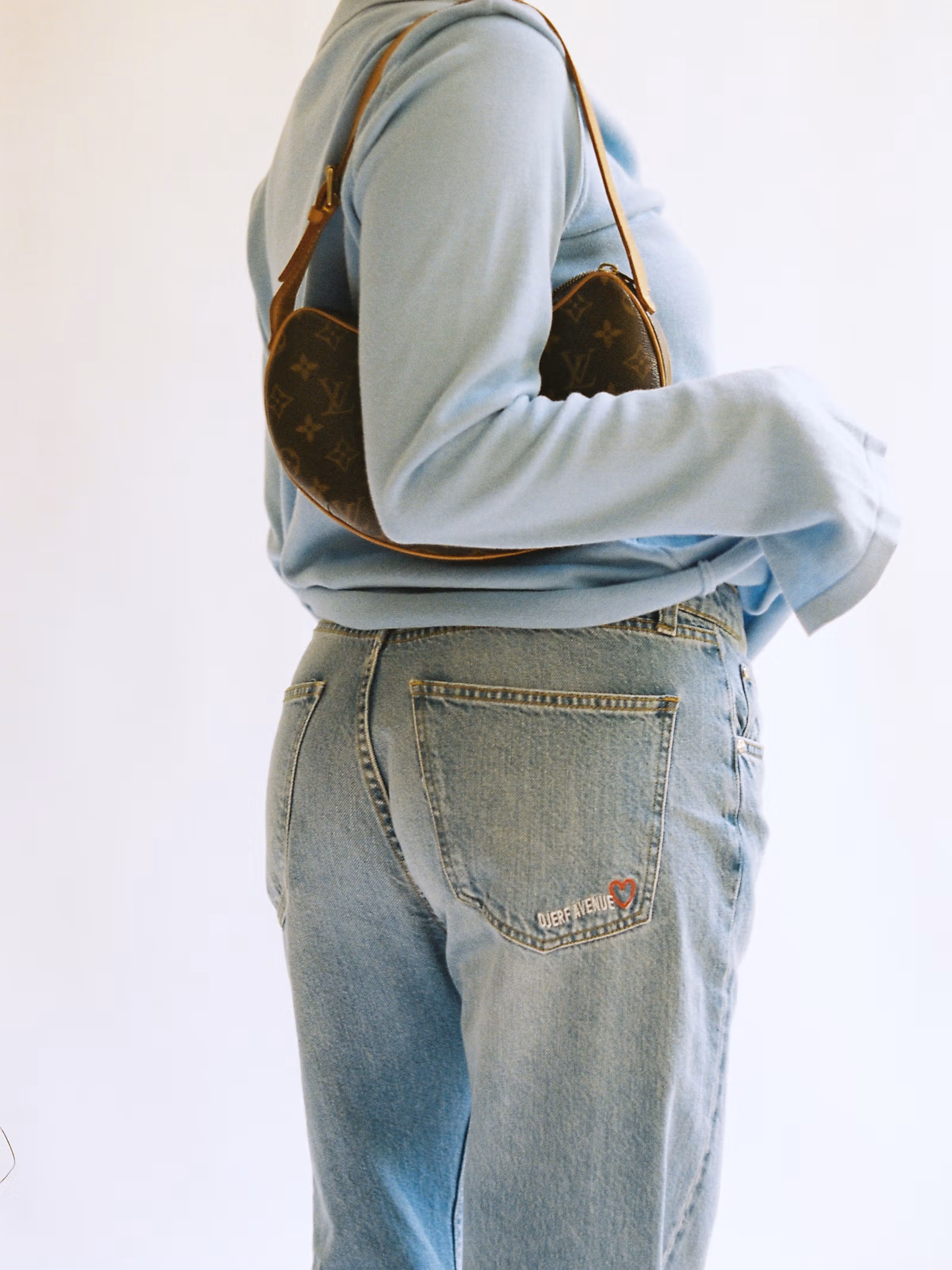 Relaxed Jeans Washed Blue