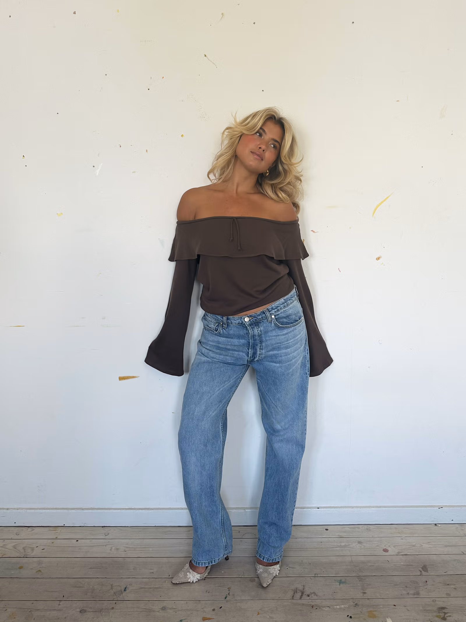 Relaxed Jeans Washed Blue