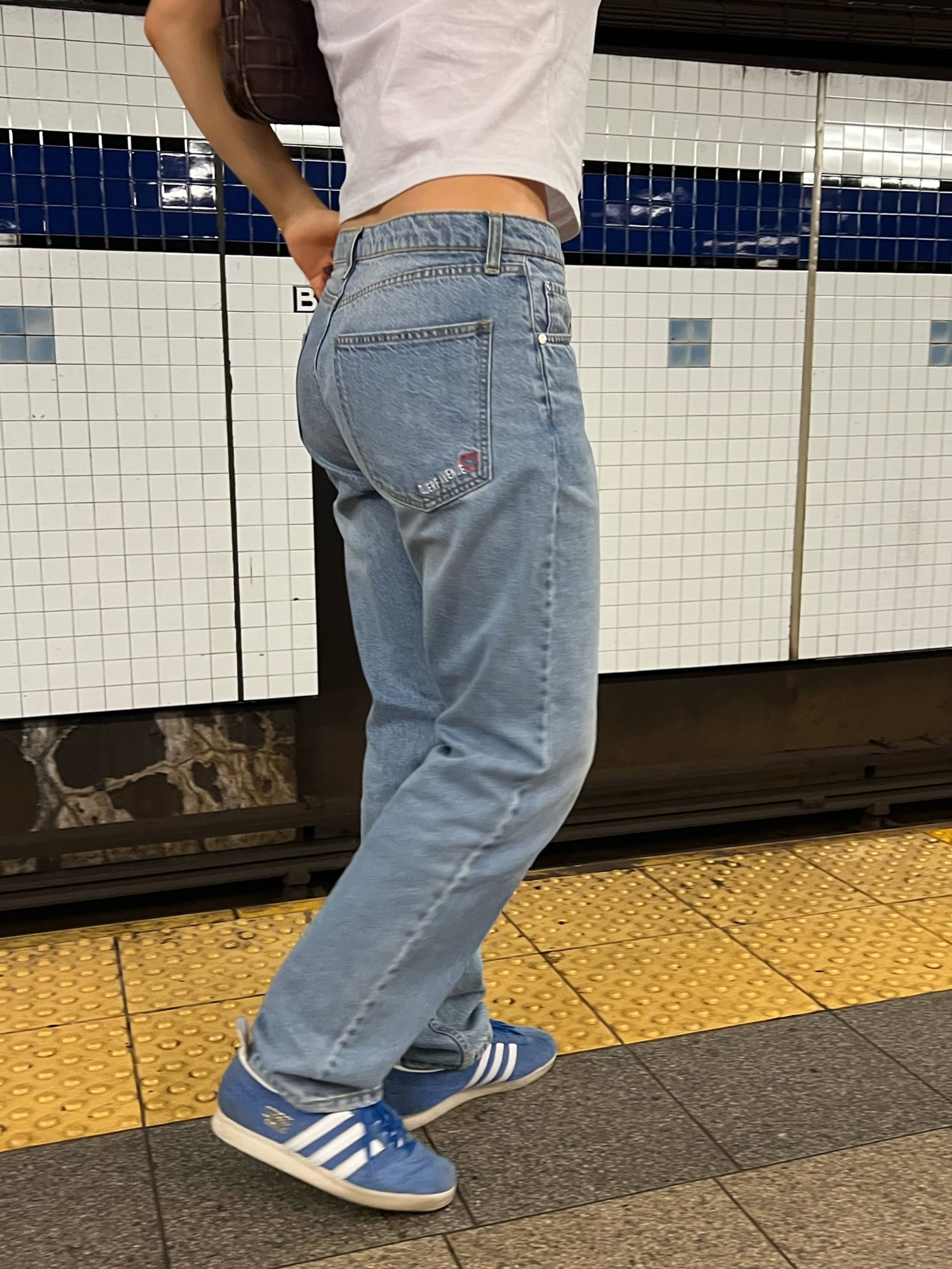 Relaxed Jeans Washed Blue - Washed Blue | Djerf Avenue