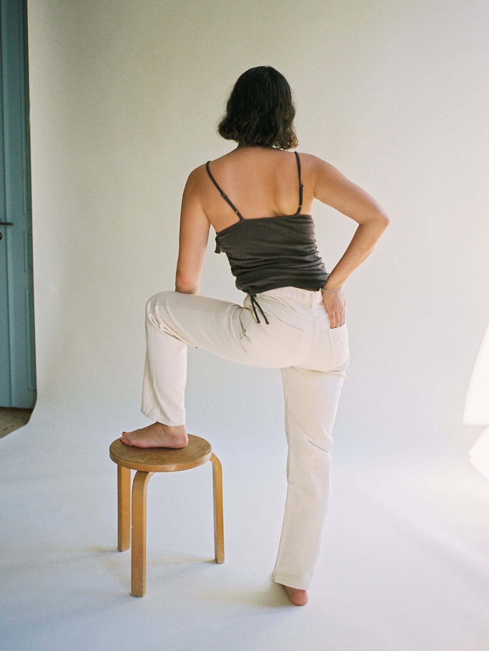 Relaxed Jeans Cream