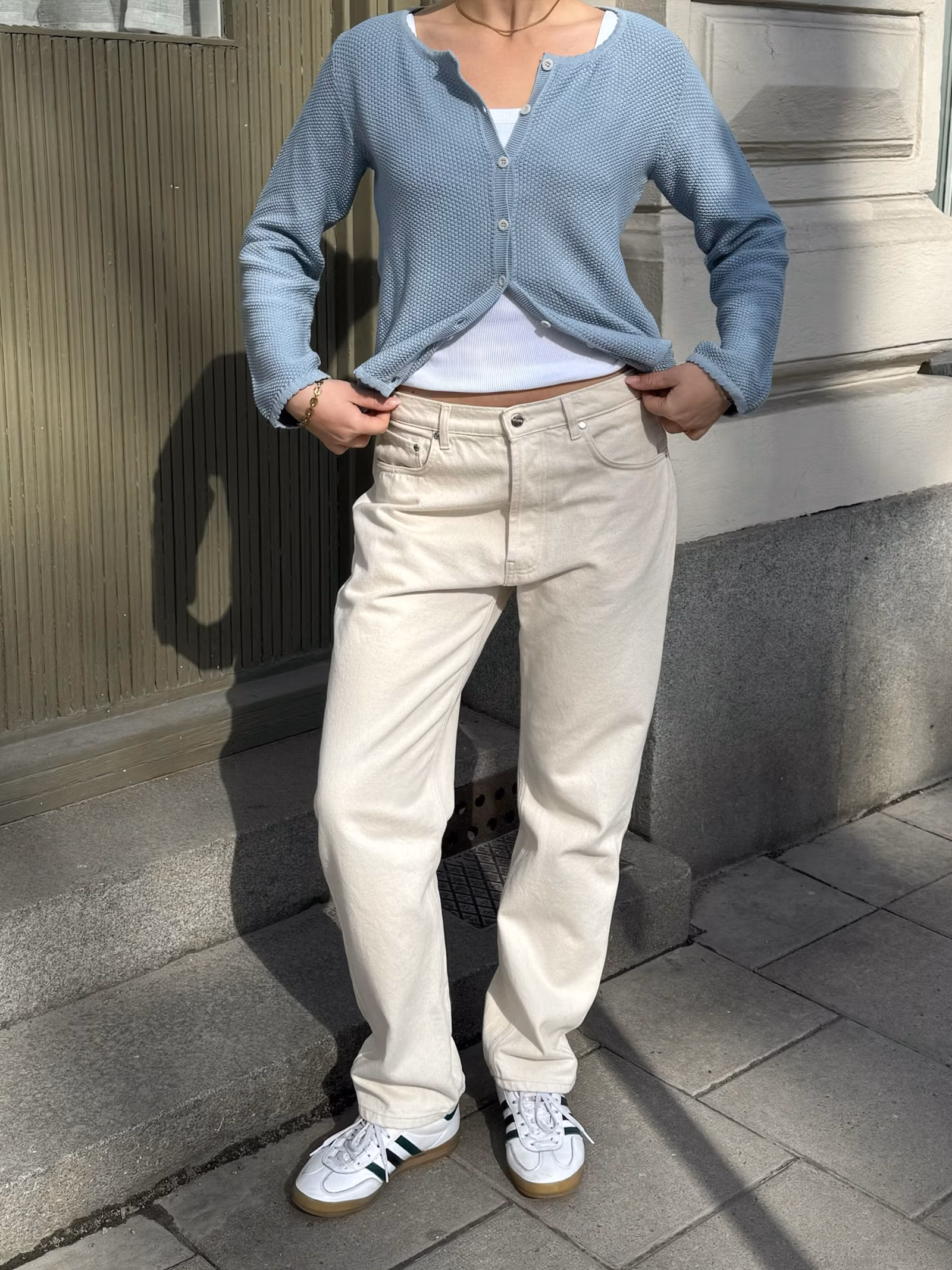 Relaxed Jeans Cream