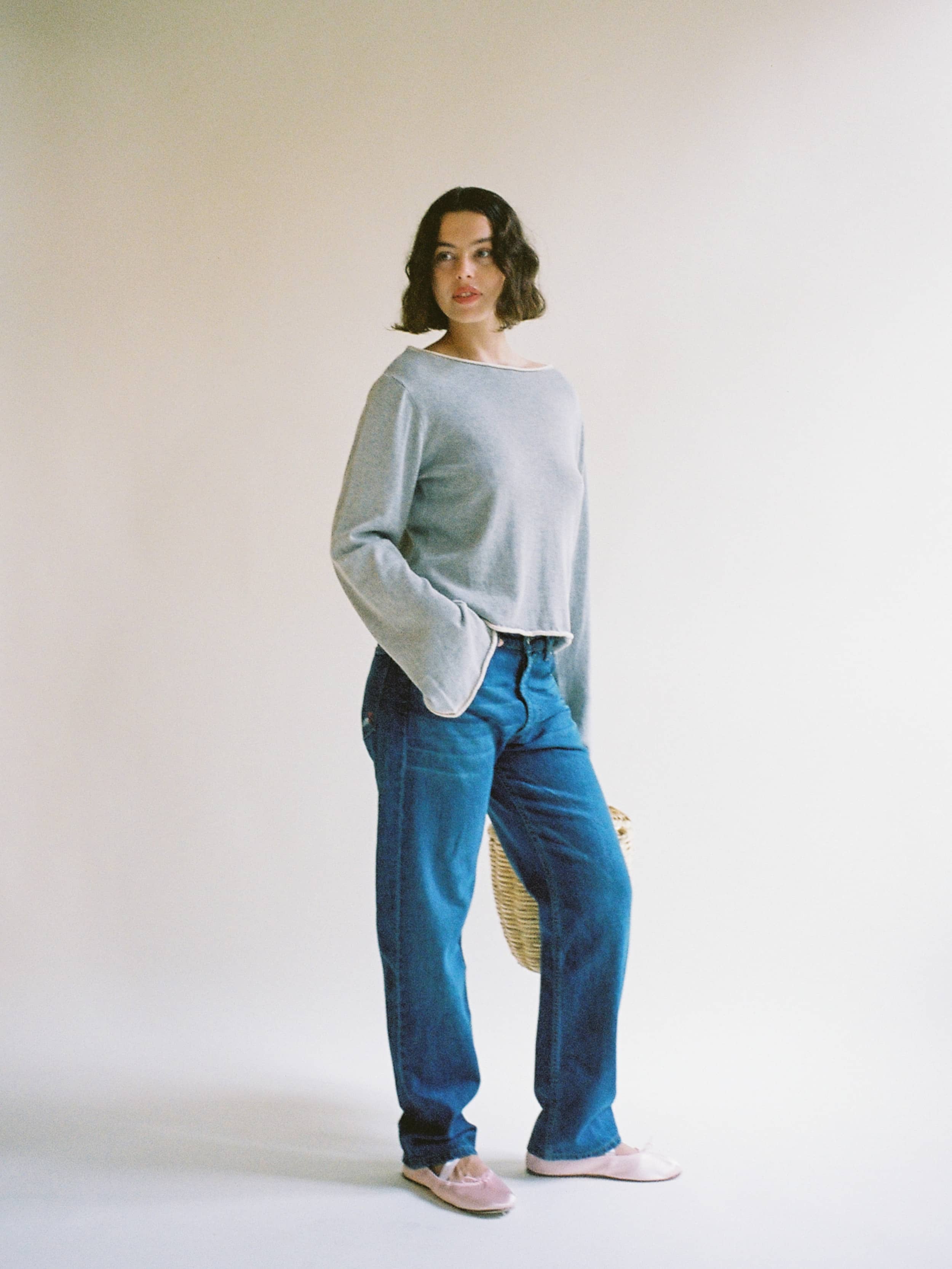 Relaxed Jeans Dark Blue - Dark blue | Djerf Avenue