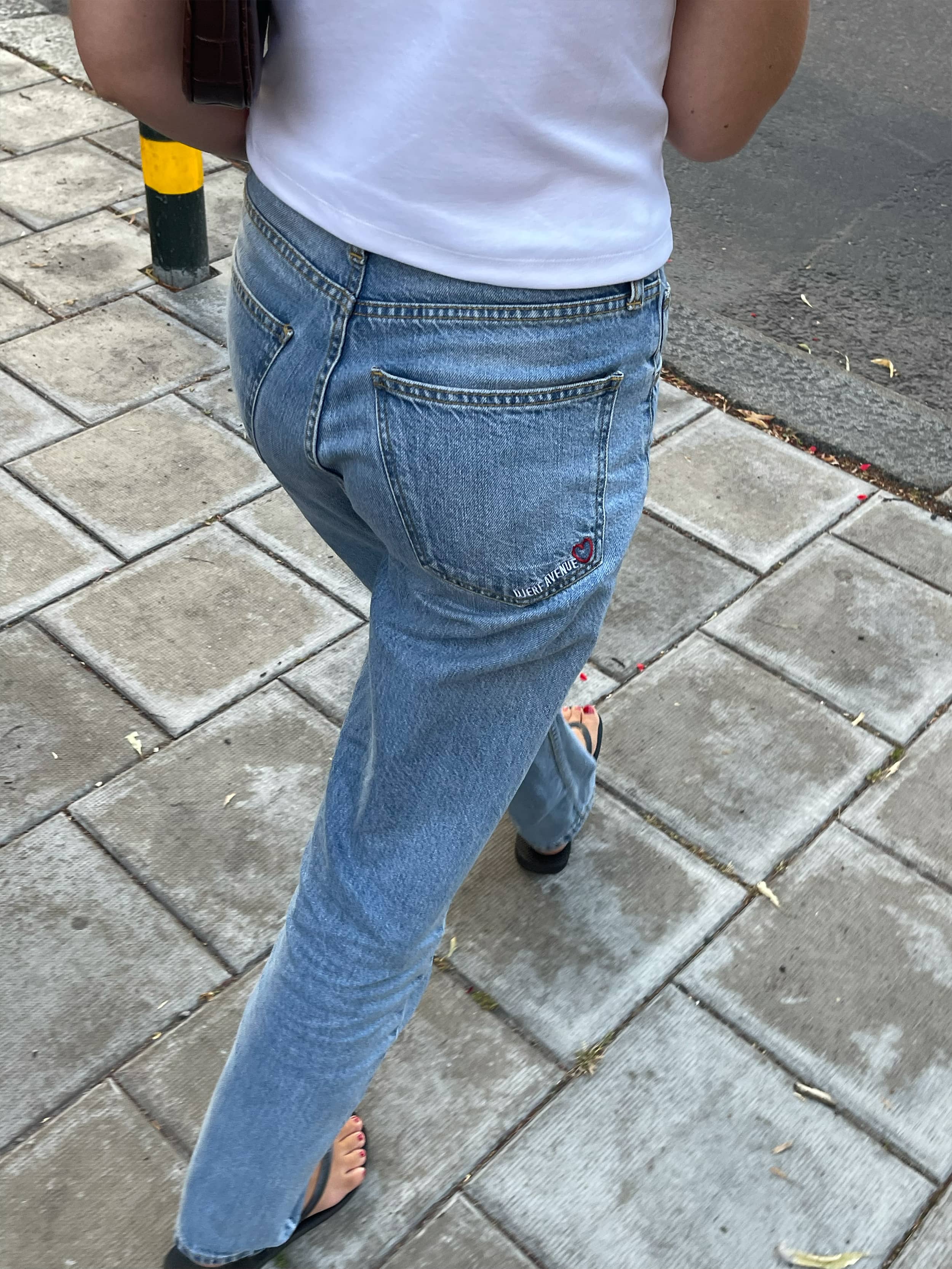 Relaxed Jeans Washed Blue - Washed Blue | Djerf Avenue
