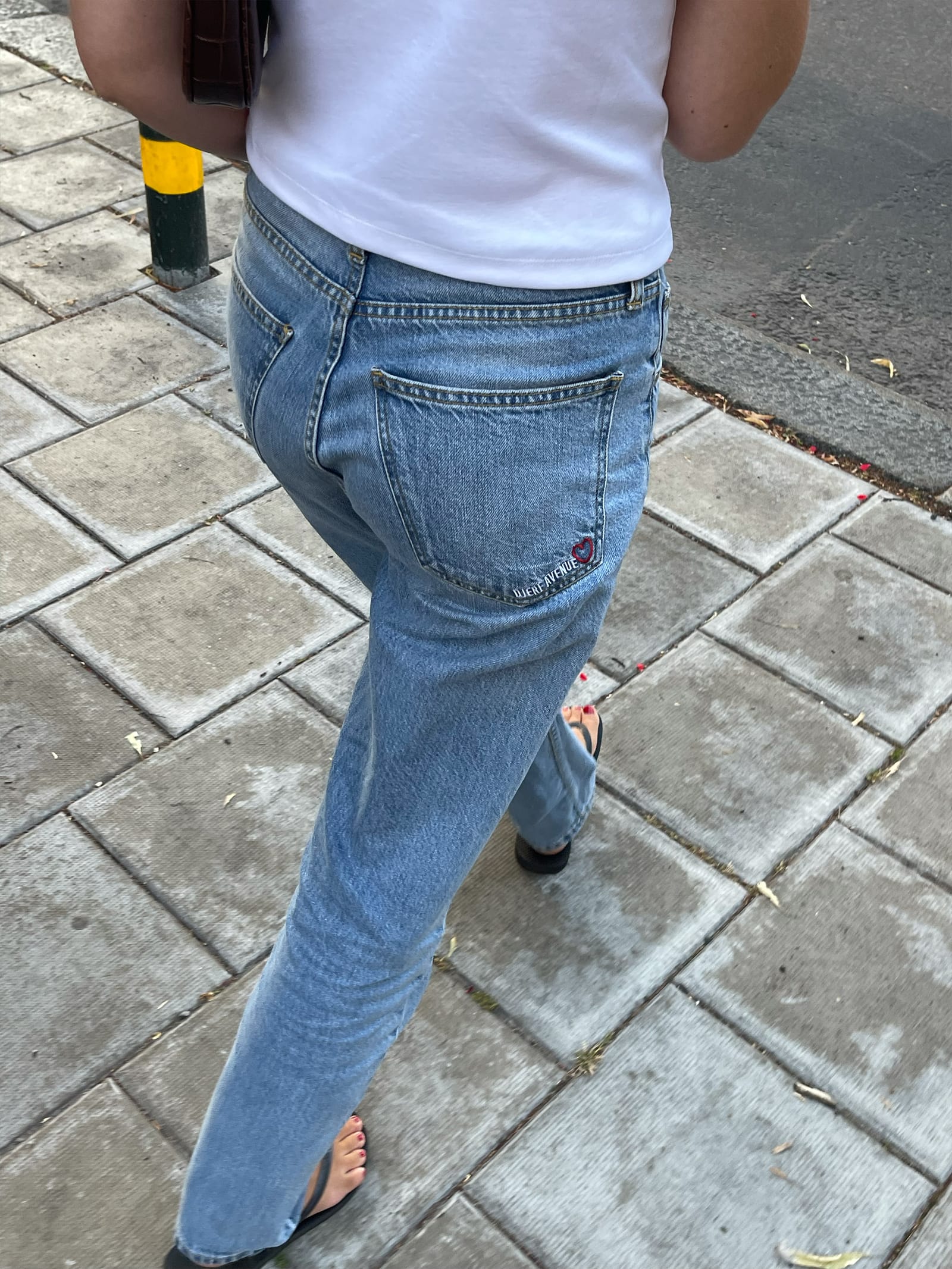 Relaxed Jeans Washed Blue