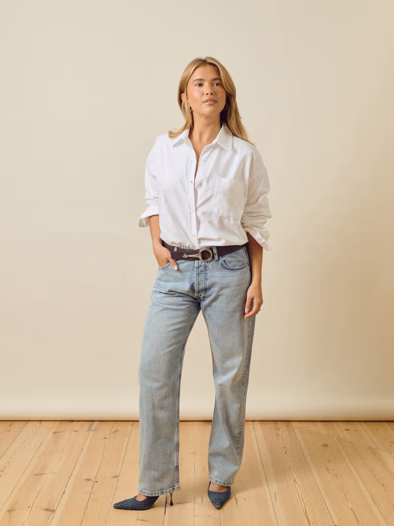 Relaxed Jeans Washed Blue
