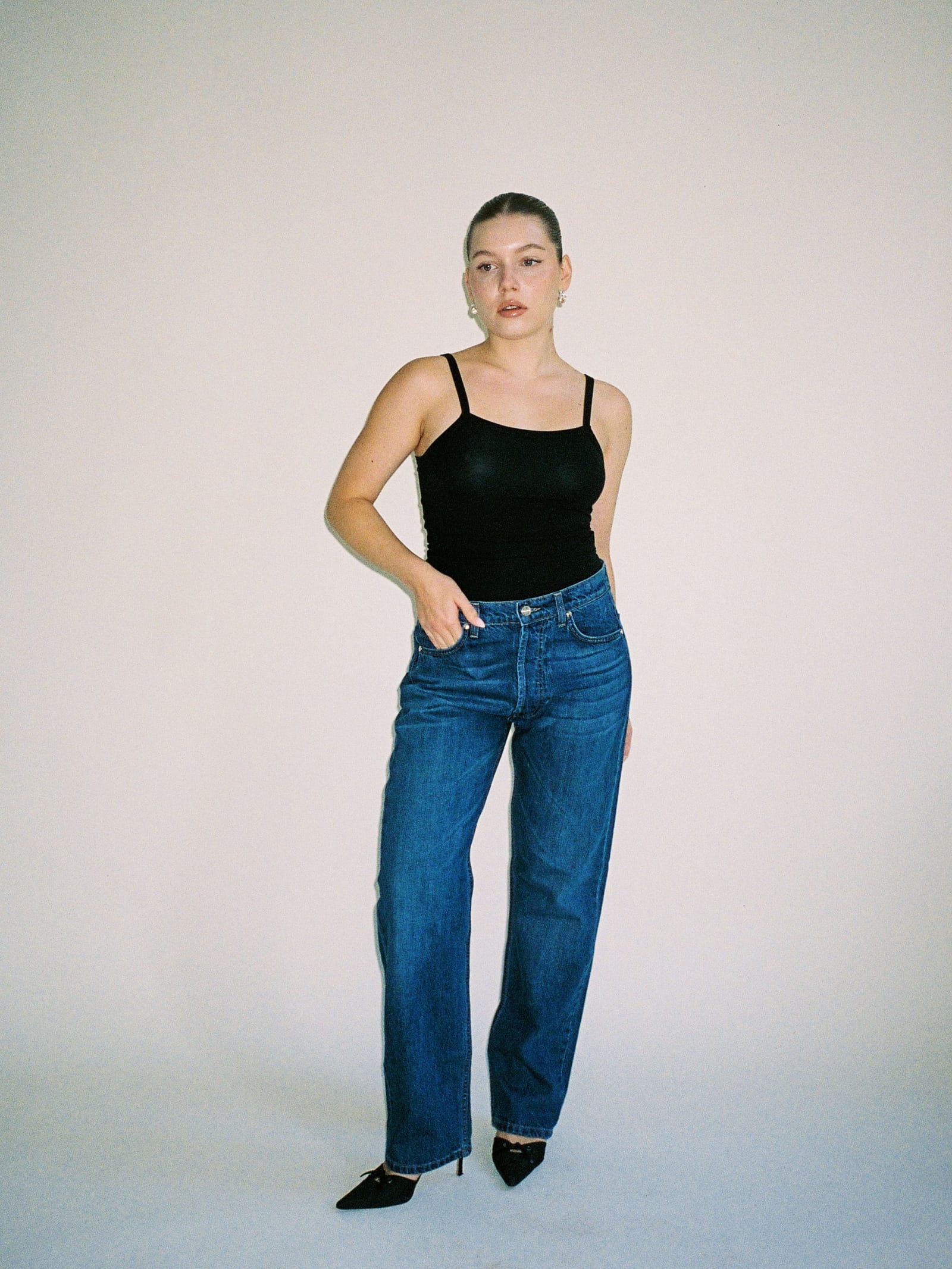 Relaxed Jeans Dark Blue