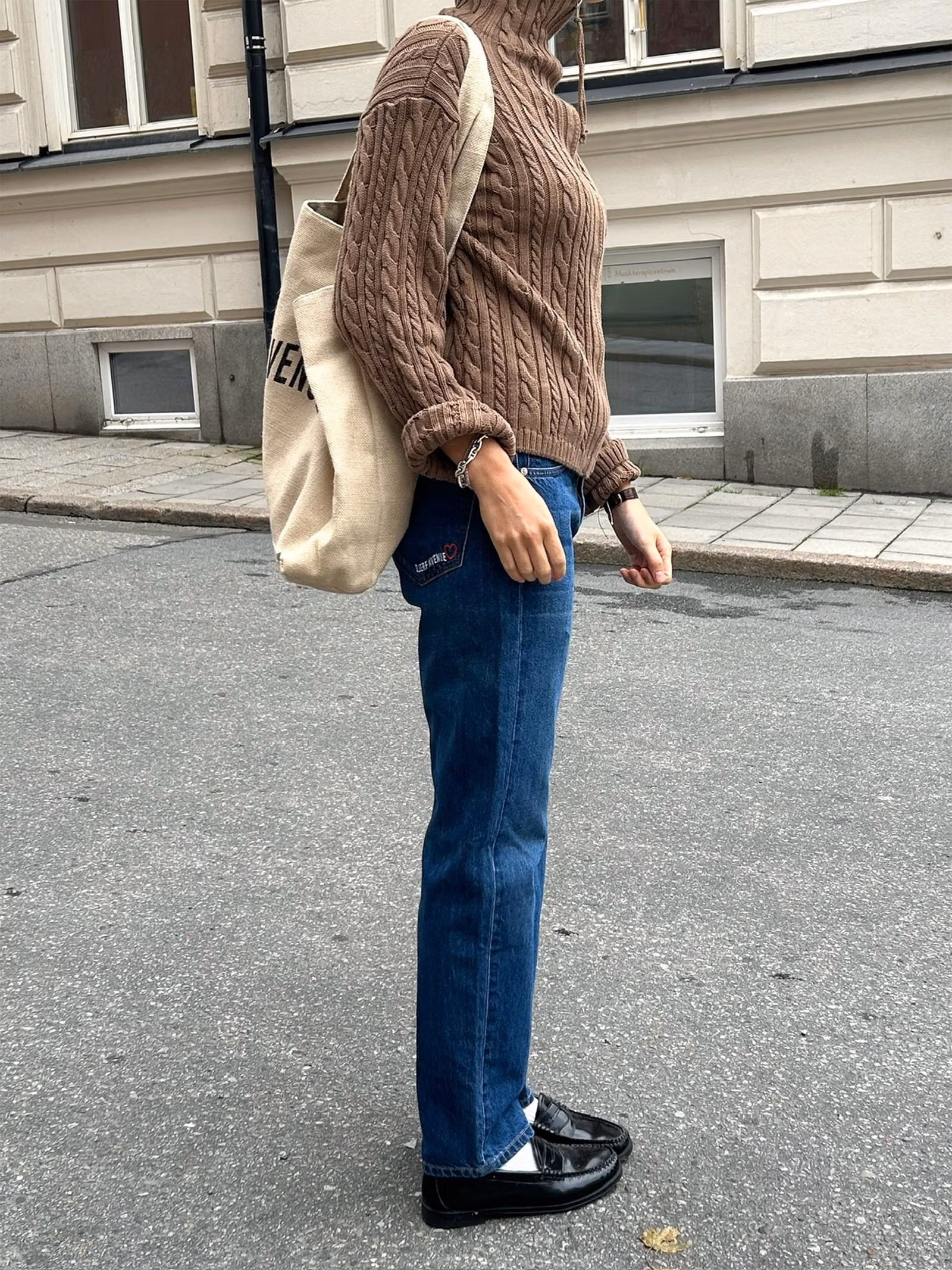 Relaxed Jeans Dark Blue