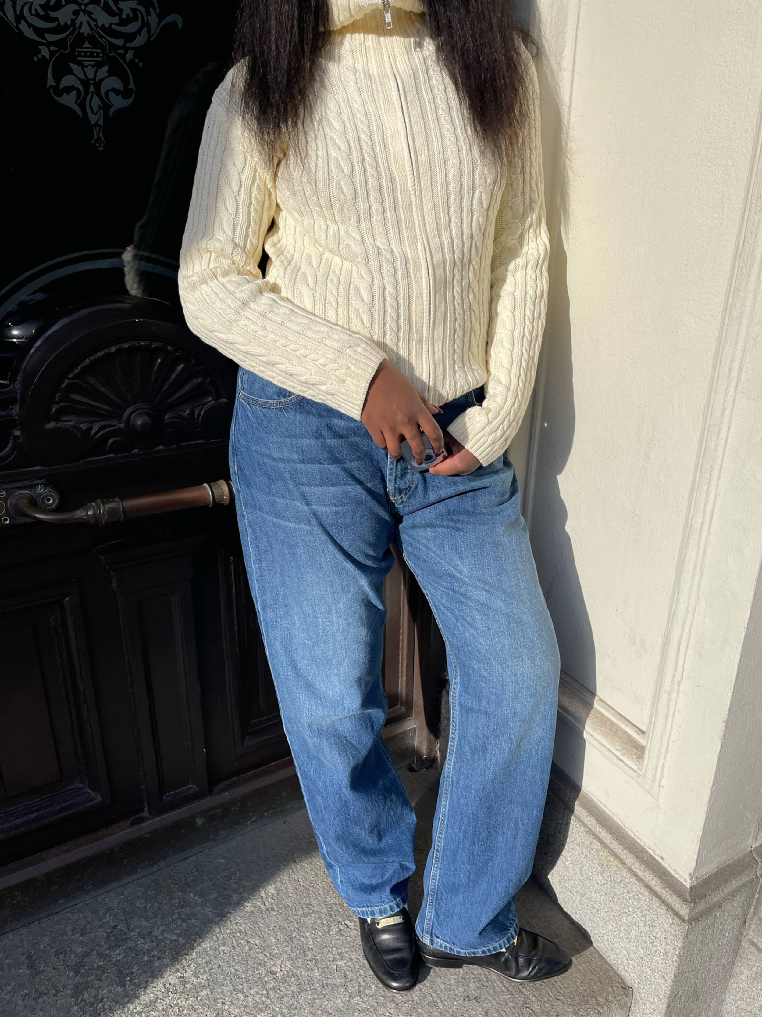 Relaxed Jeans Dark Blue - Mørkeblå | Djerf Avenue