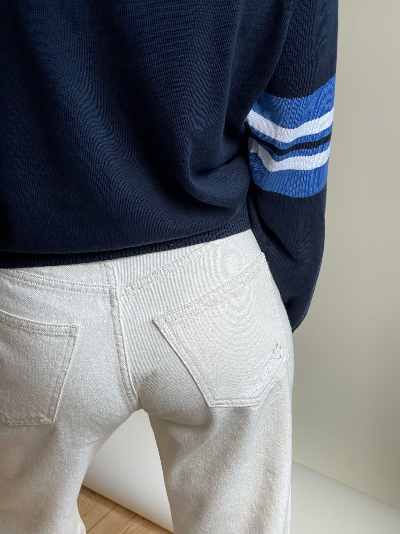 Relaxed Jeans Cream - Tall