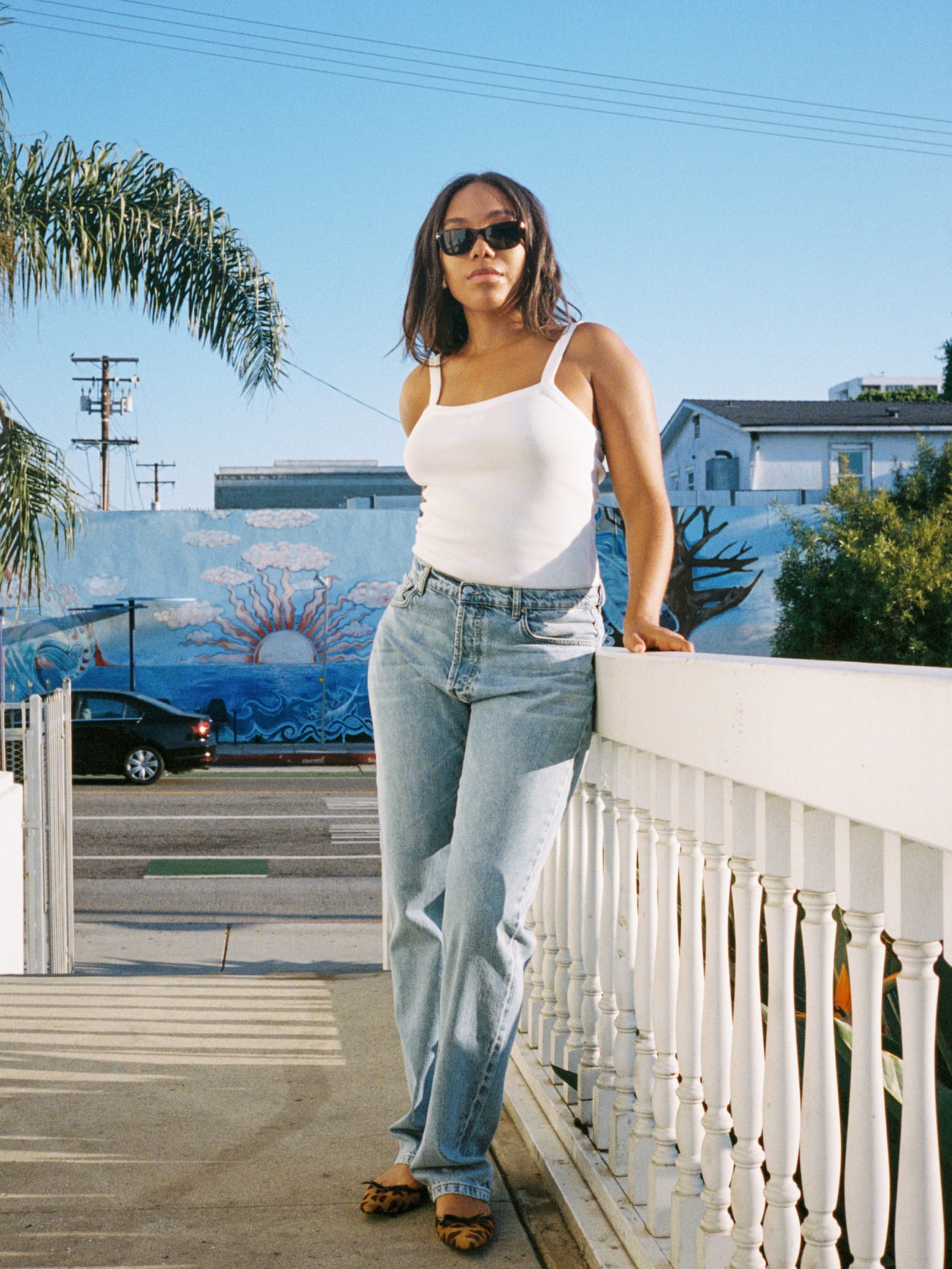 Relaxed Jeans Washed Blue - Tall