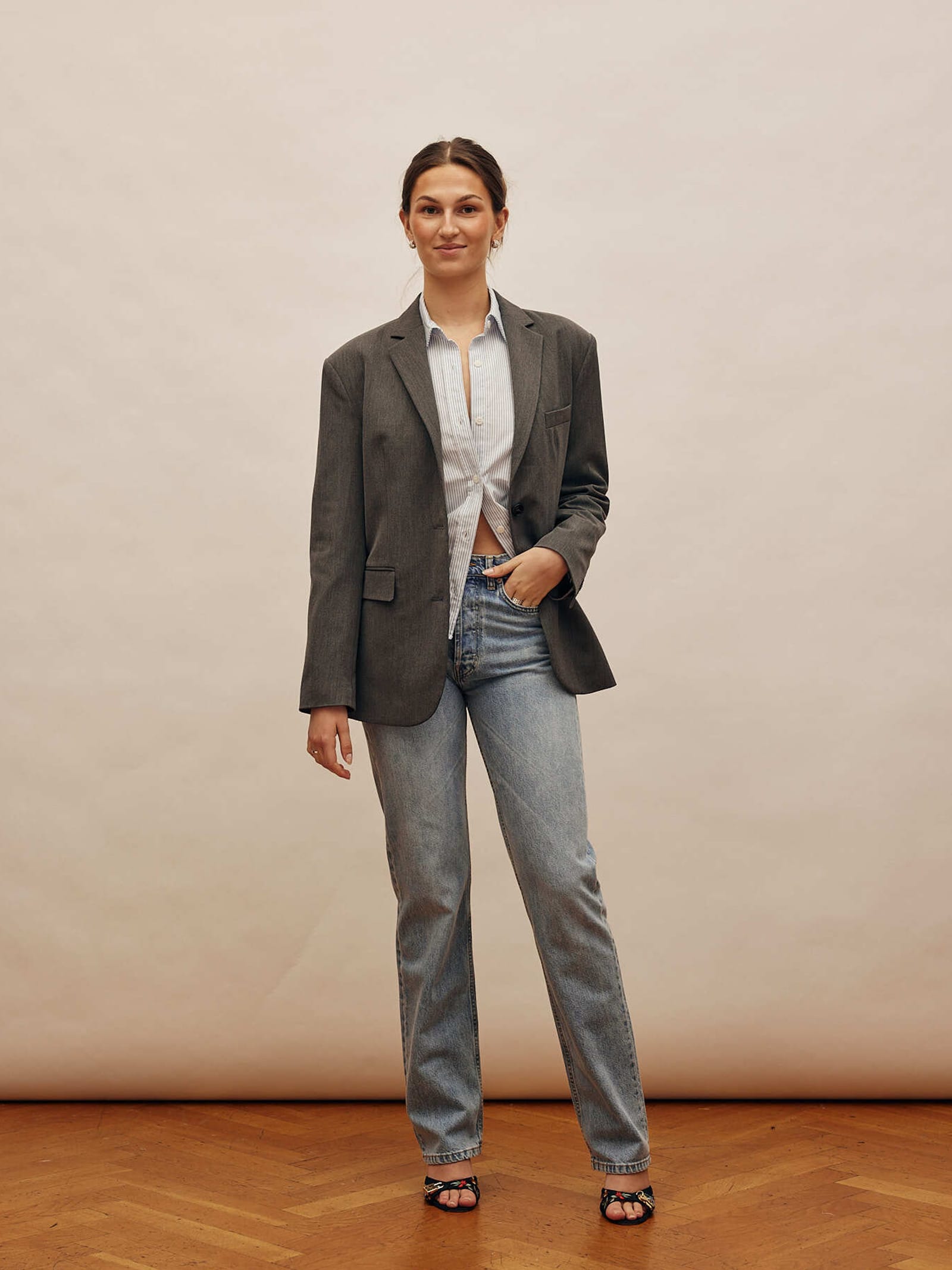 Relaxed Jeans Washed Blue - Tall