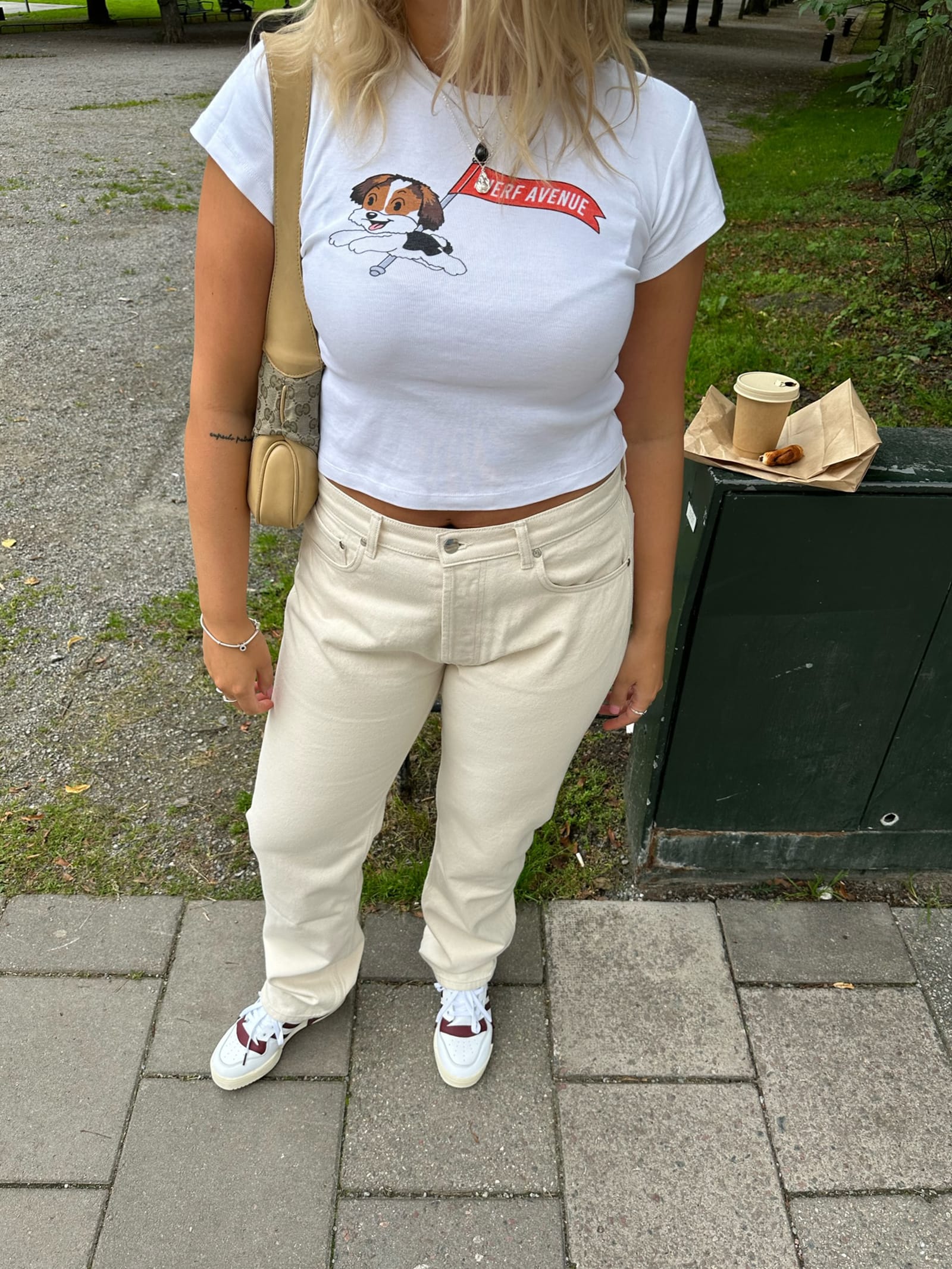 Relaxed Jeans Cream - Tall