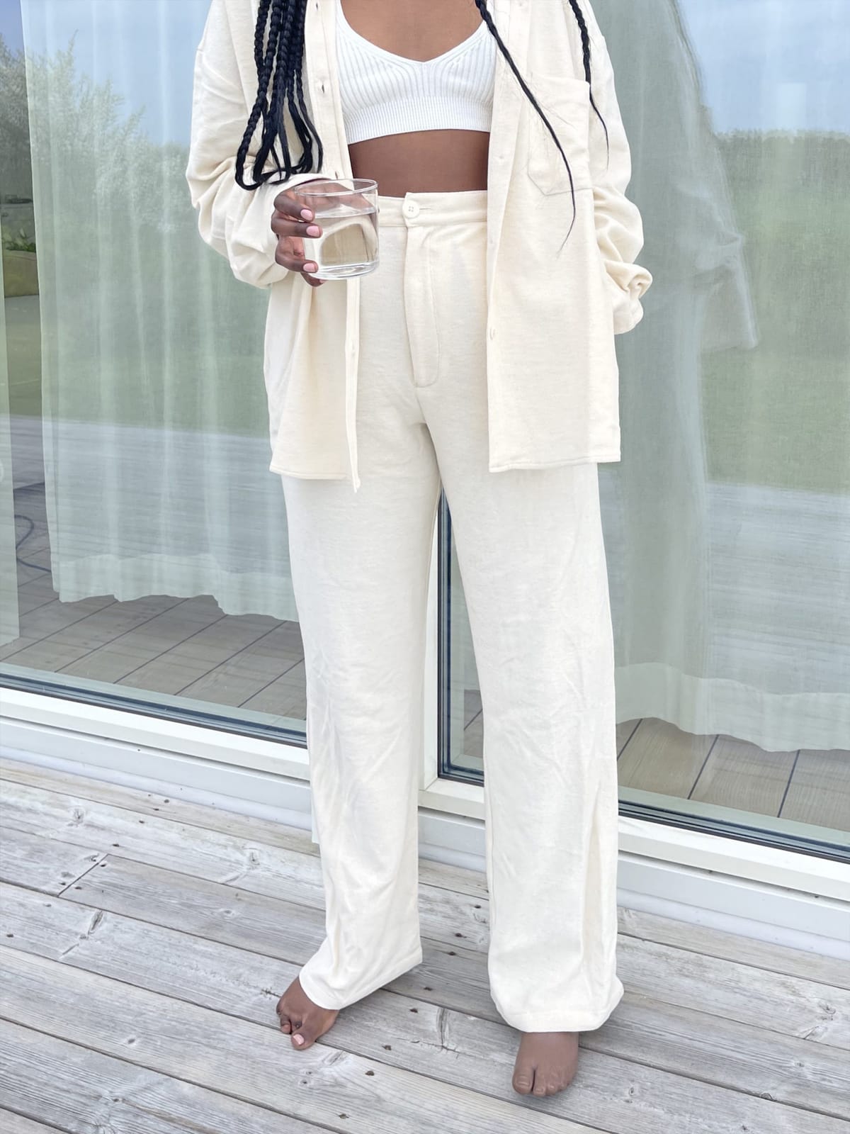Terry On The Go Pants Cream