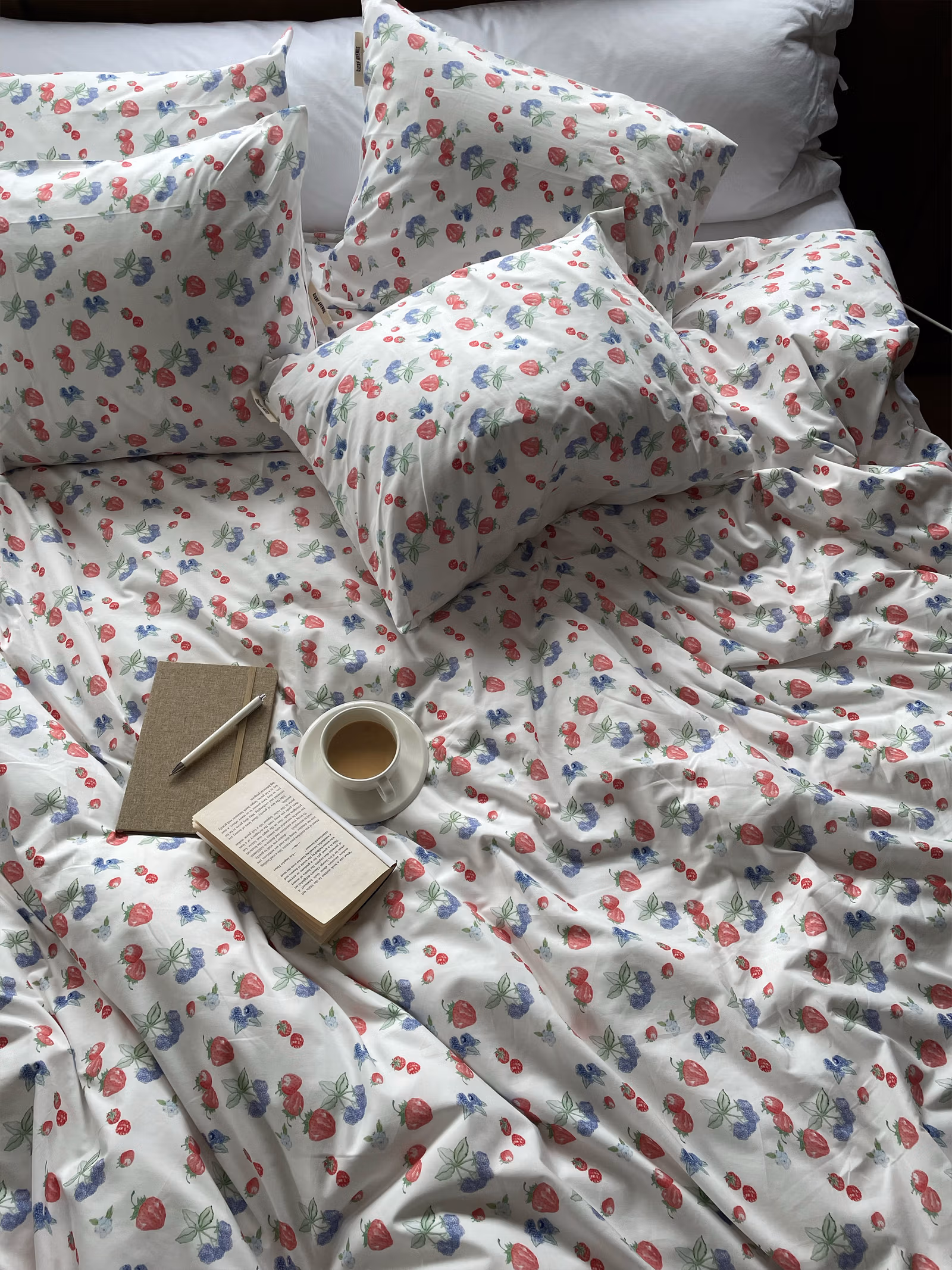 Duvet Cover Summer Berries - Single