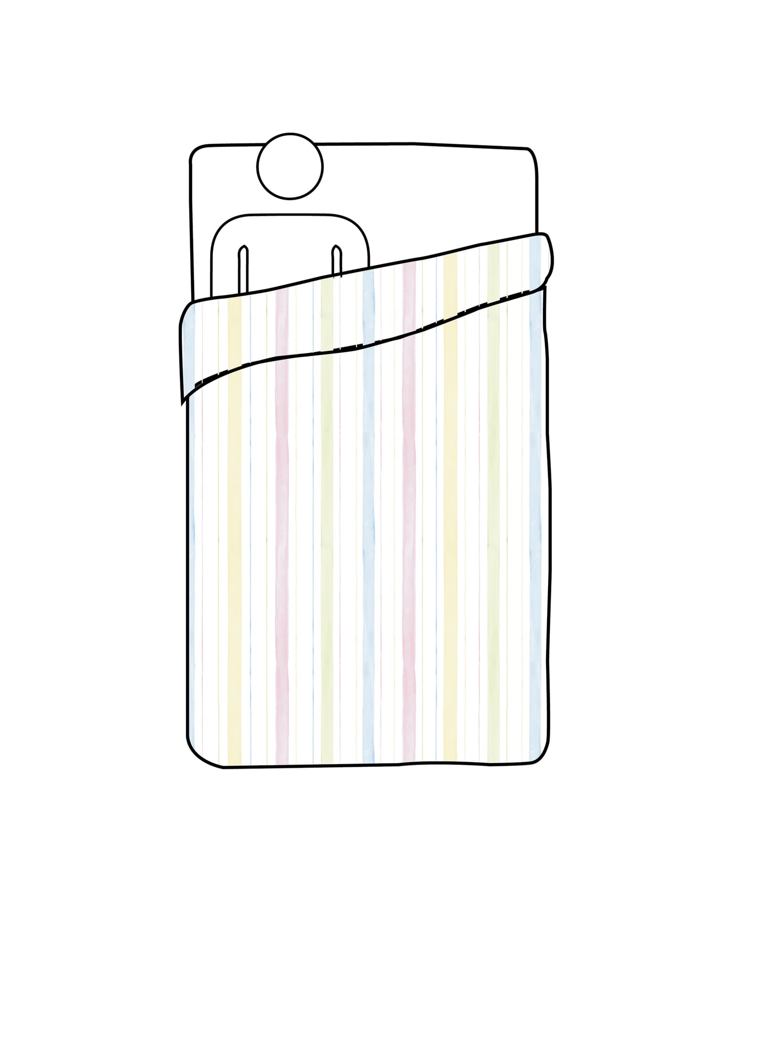 Duvet Cover Summer Rainbow - Single