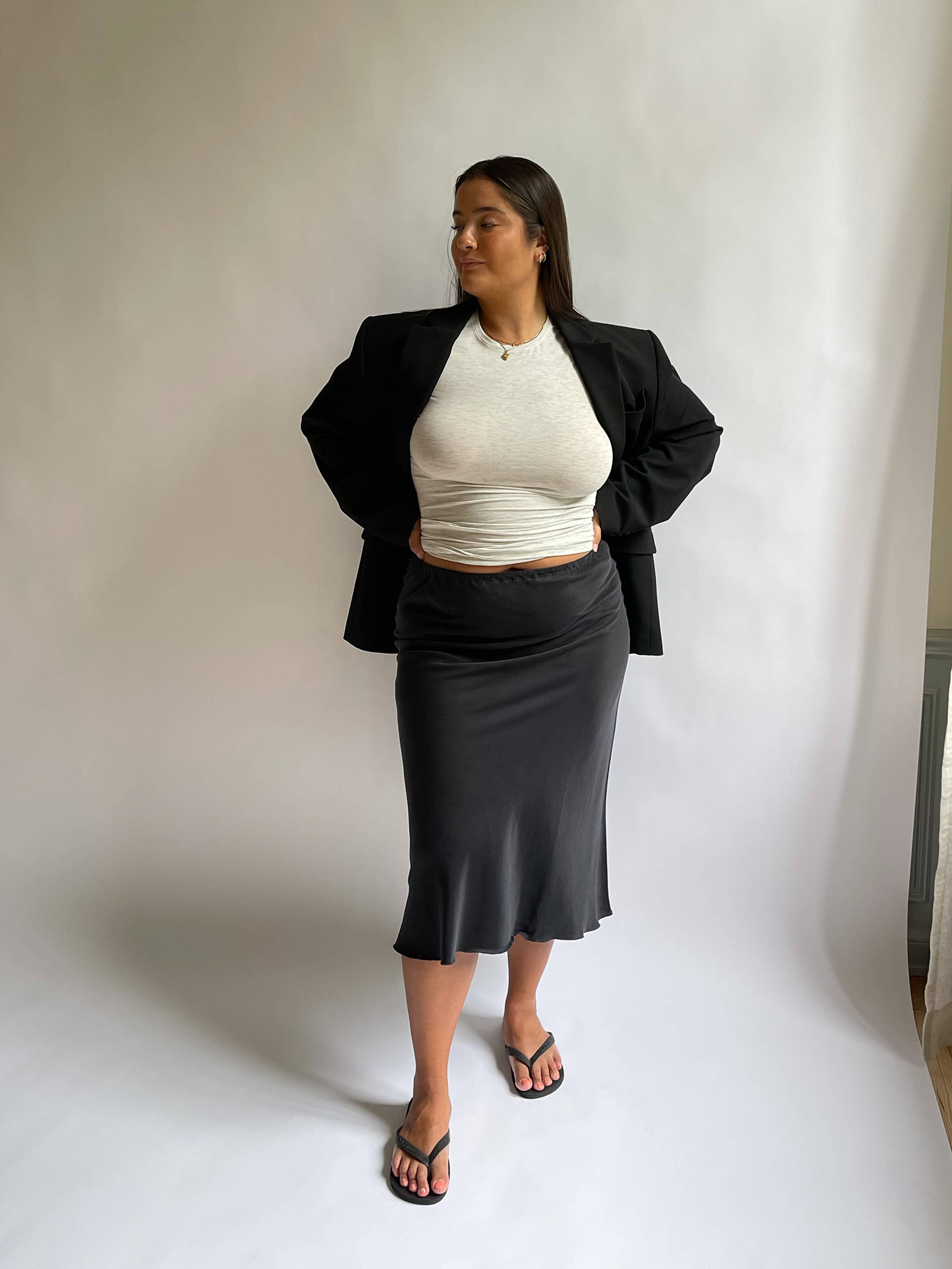 Dream Skirt Ash - Ash | Djerf Avenue