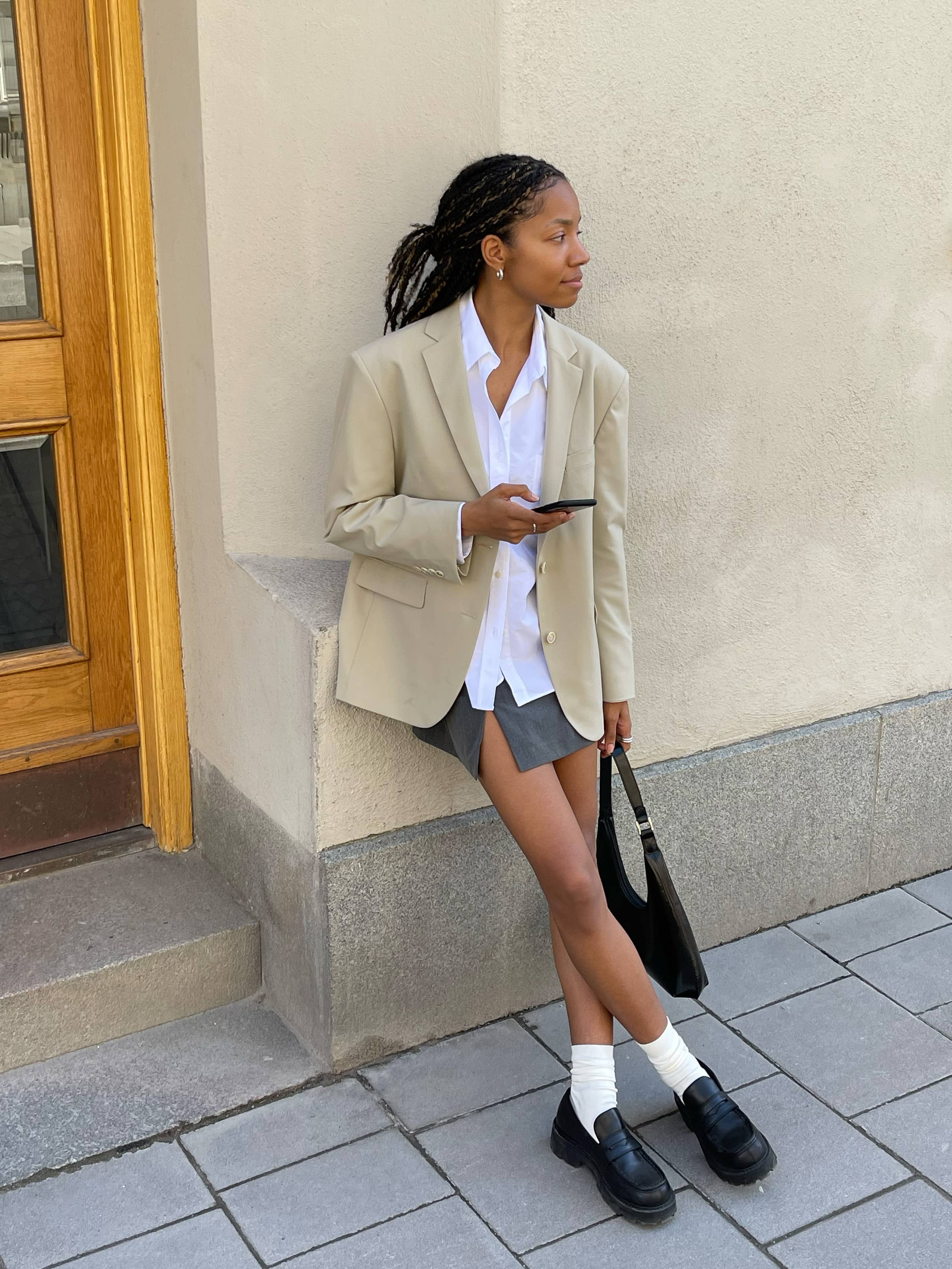 BEIGE, ZENNOR スーツ上下セット 2 ベイジ Forever Blazer Greige - Djerf Avenue | Djerf Avenue