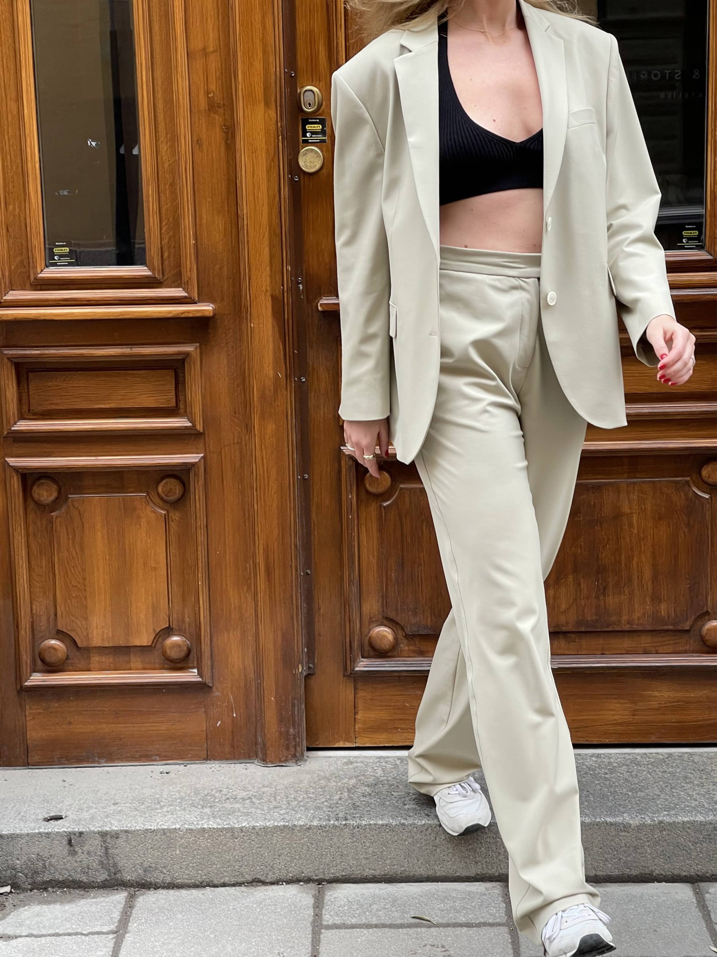 First Choice Pants Greige - Tall - Greige | Djerf Avenue