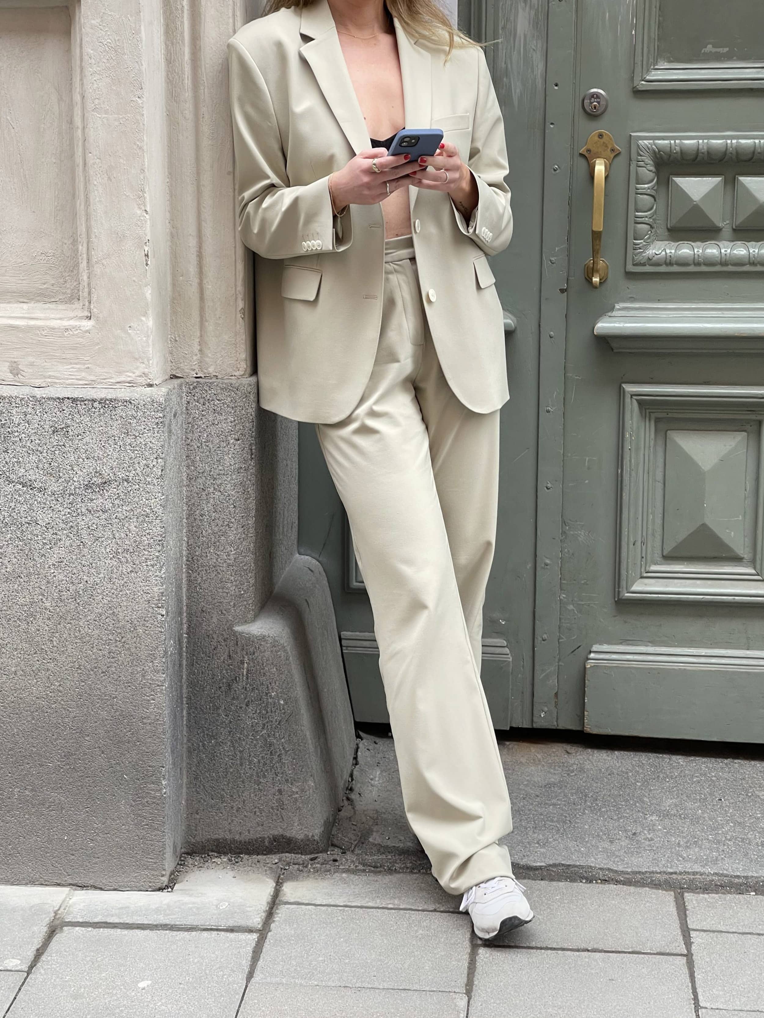 First Choice Pants Greige - Tall - Greige | Djerf Avenue