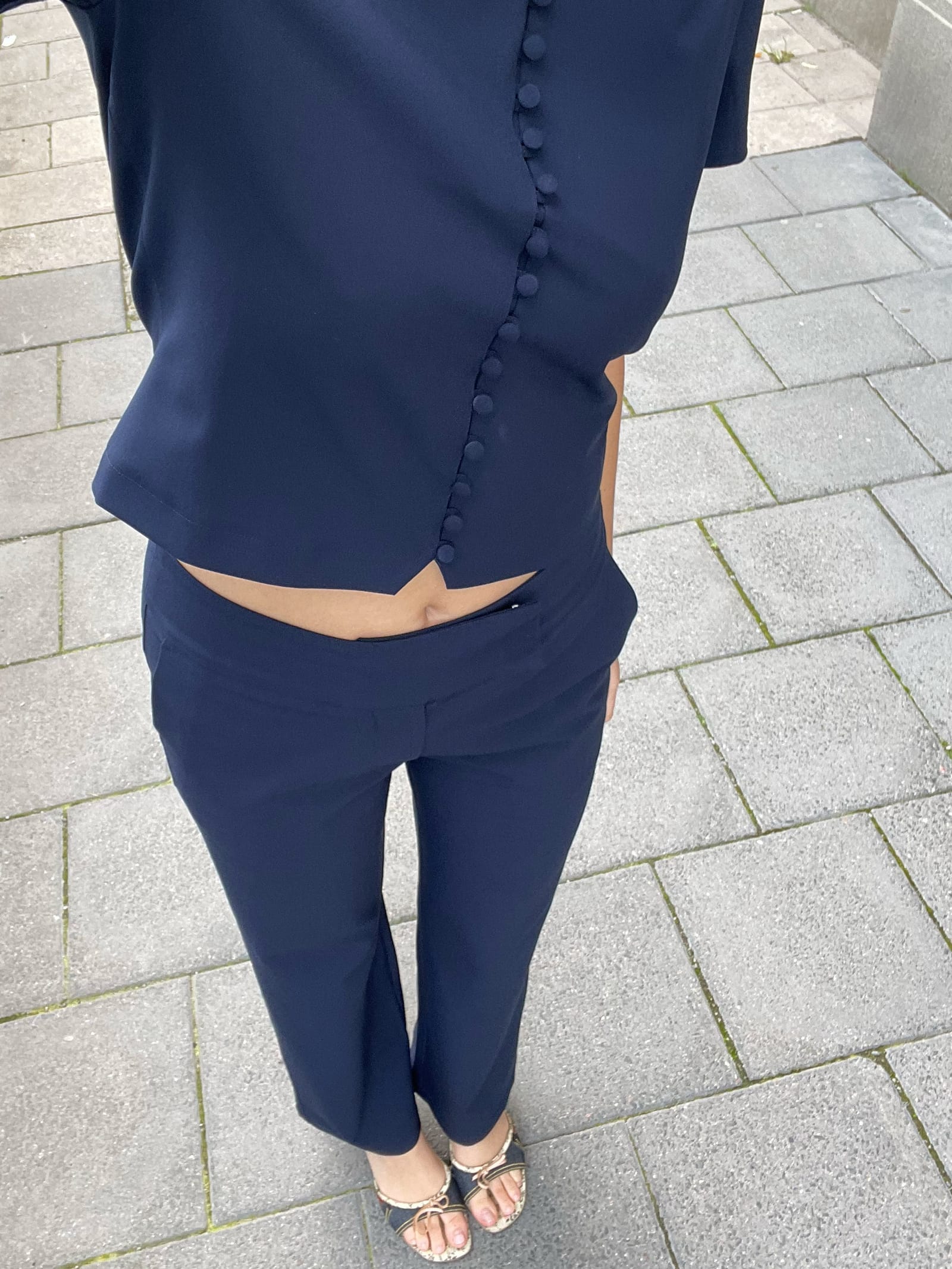 Day-to-day Pants Deep Blue