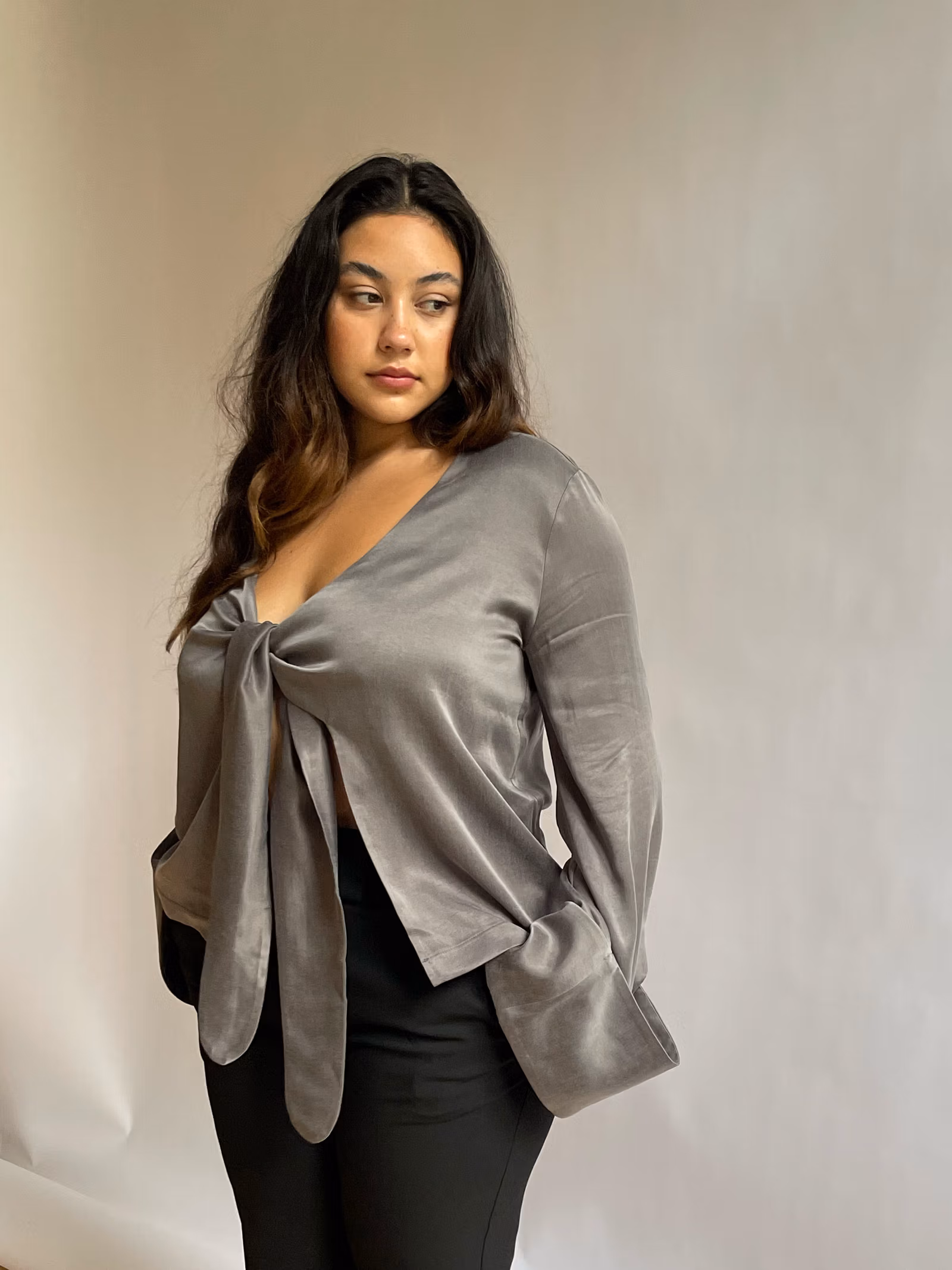 Tie Top Long Sleeve Storm