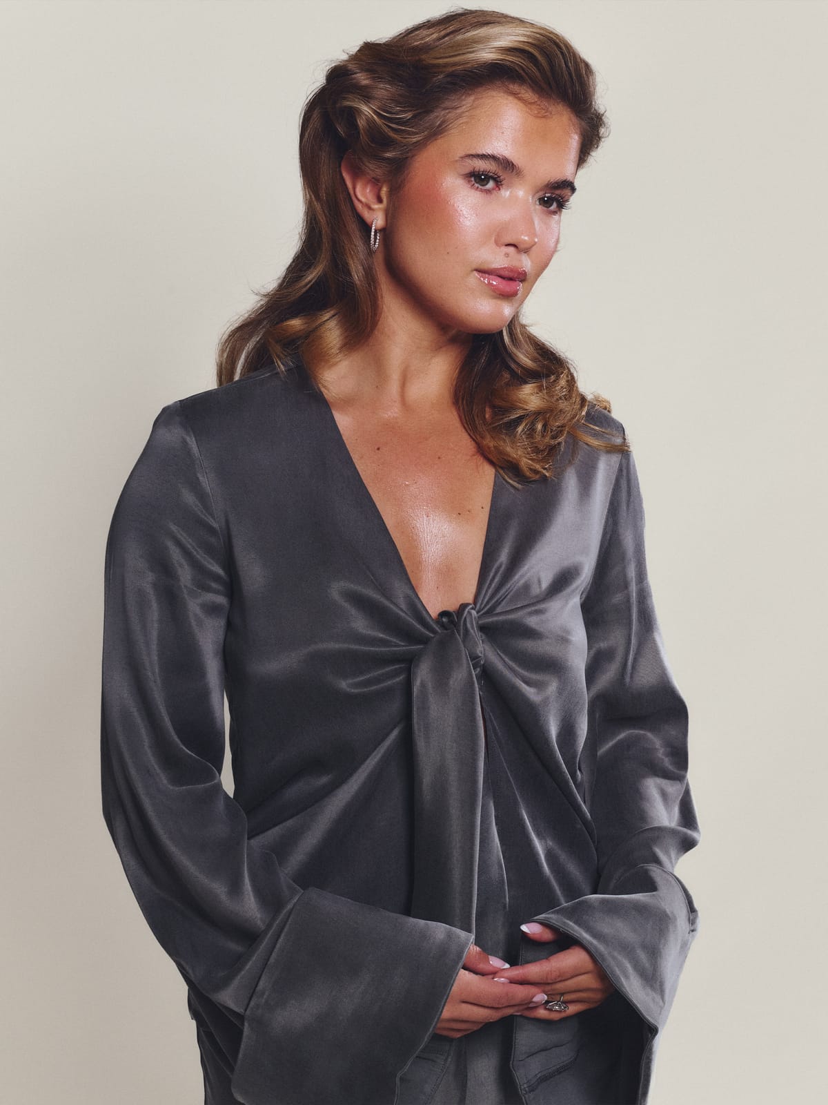 Tie Top Long Sleeve Storm