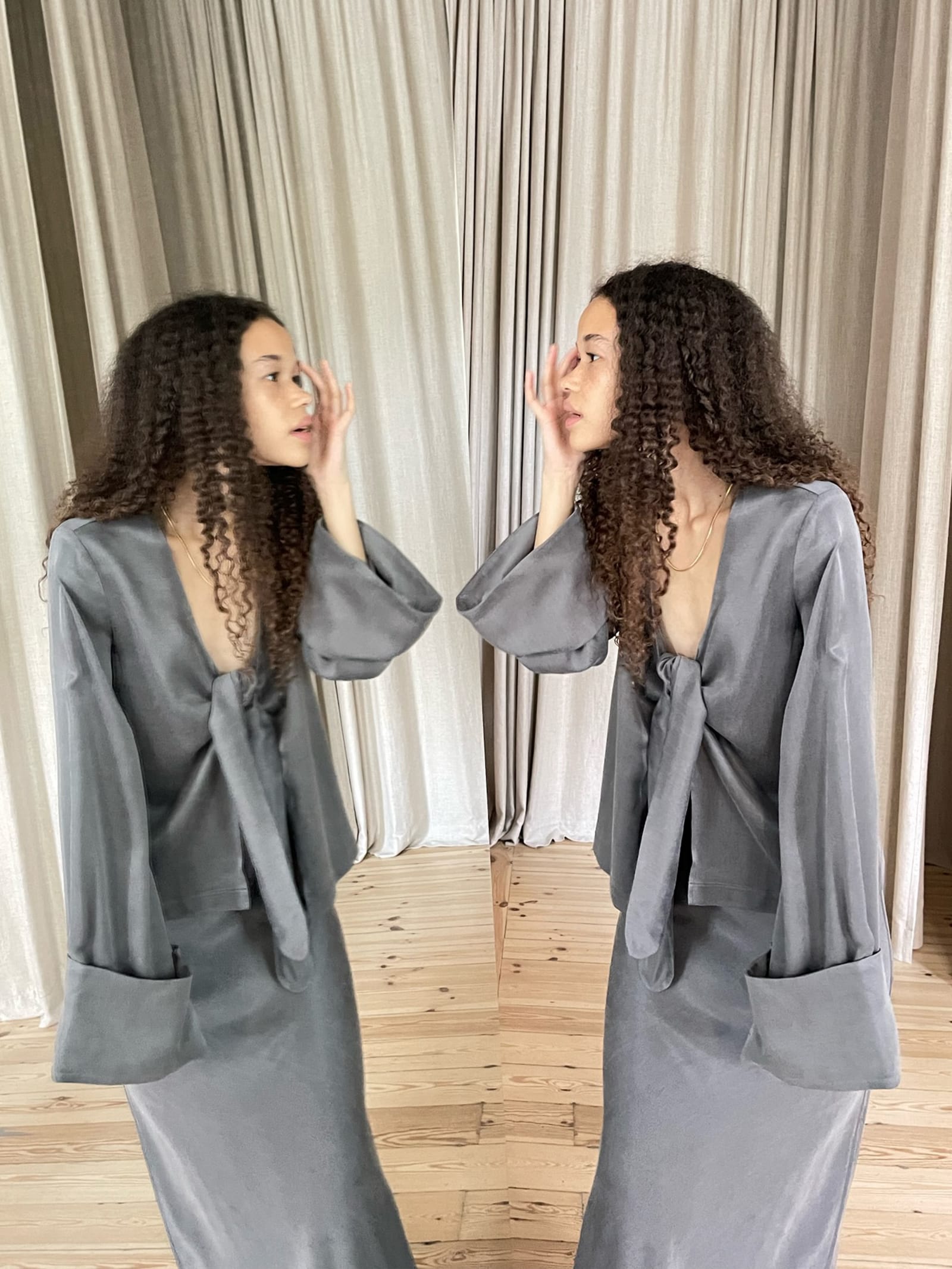 Tie Top Long Sleeve Storm