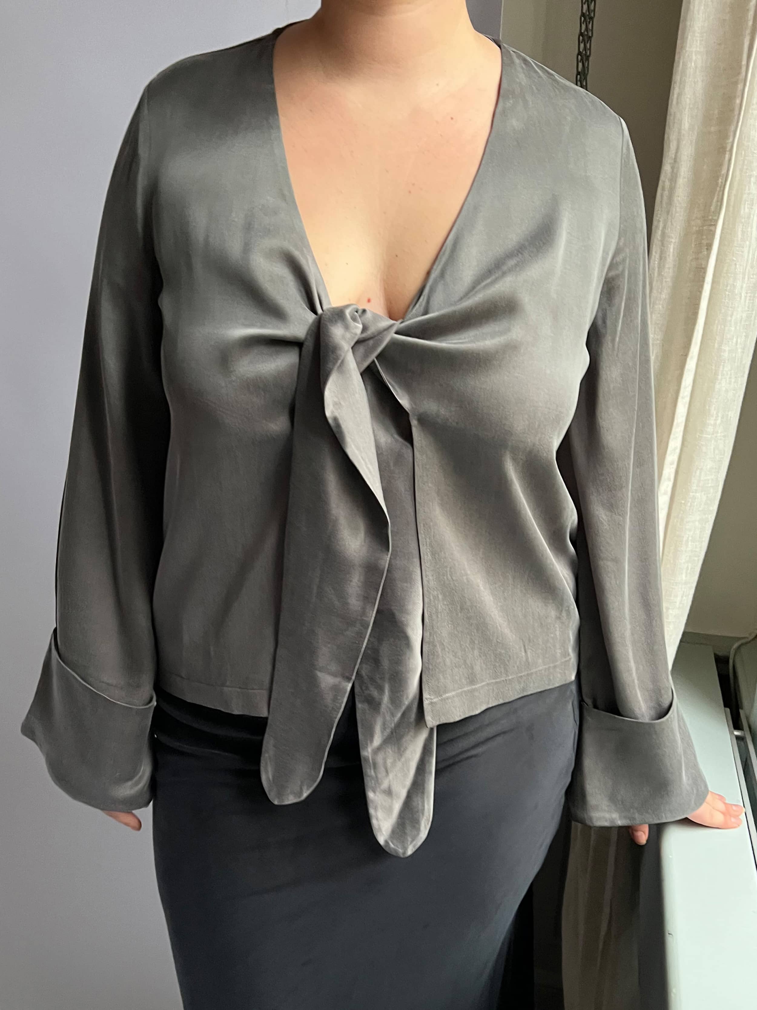 Z*様 Djerf Avenue トップス Breezy Shirt Blue Stripe - Blue stripe | Djerf Avenue