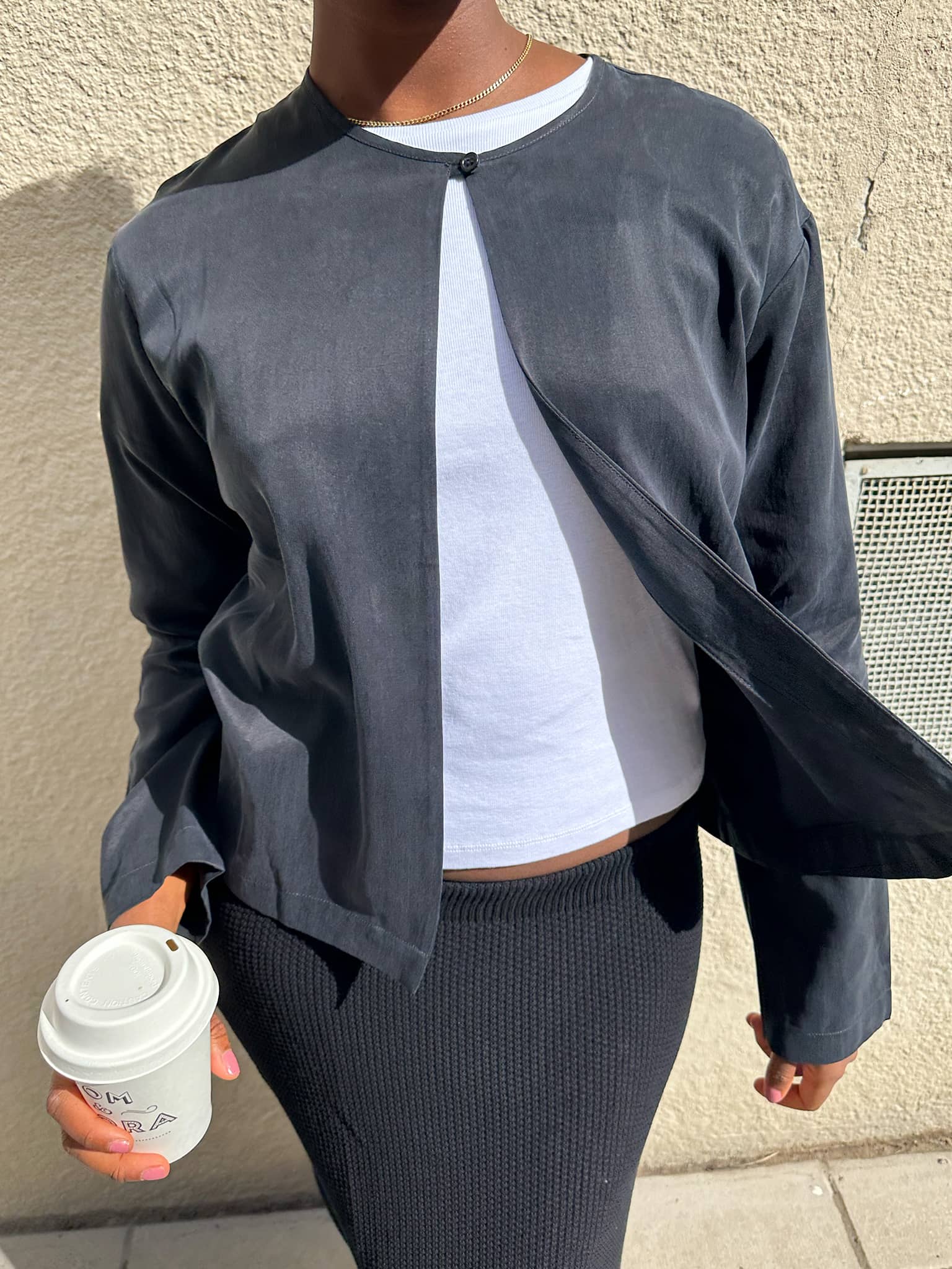 Dream Cardigan Ash - Ash | Djerf Avenue