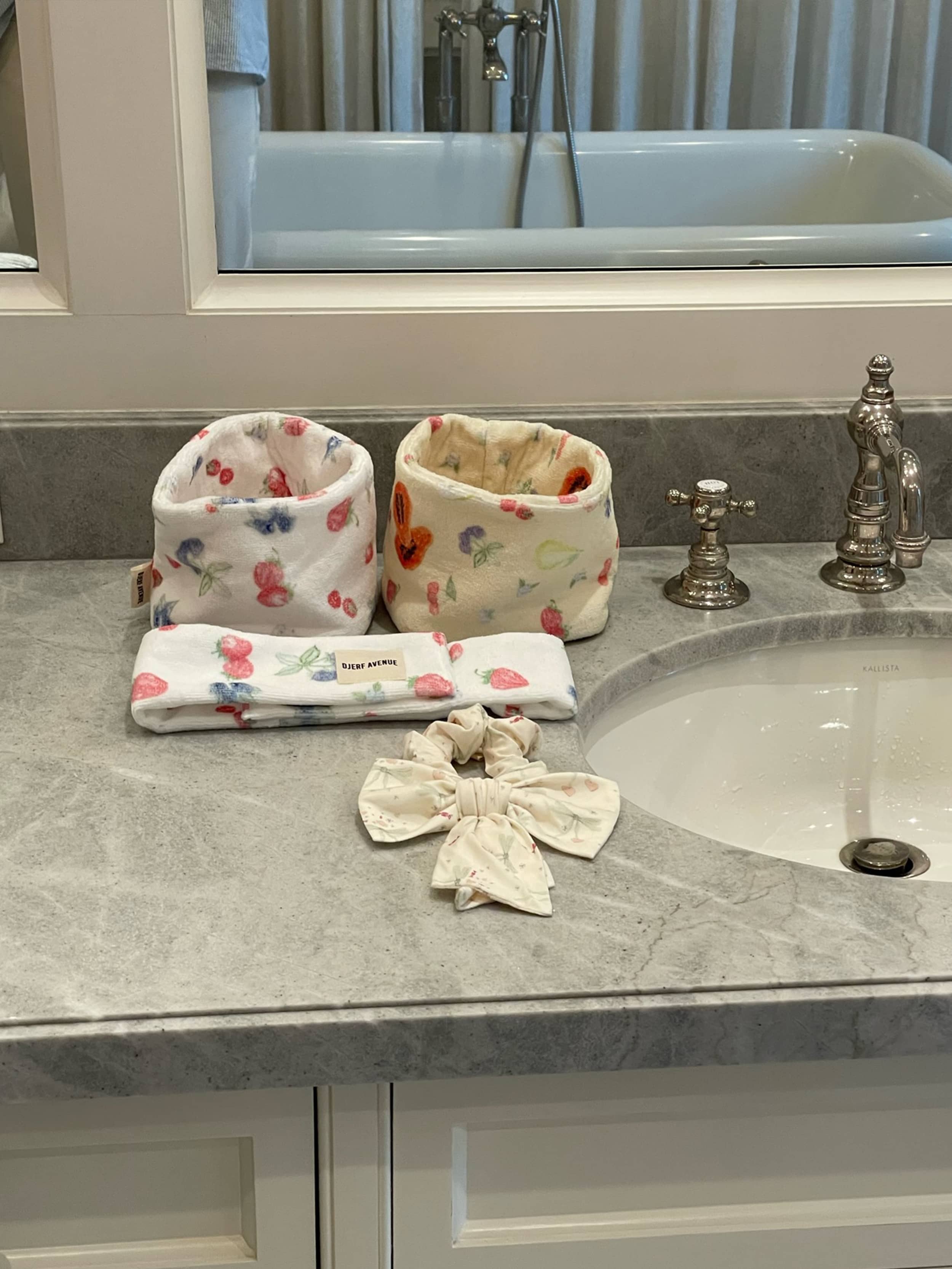 Djerf Avenue Terry Fruit & Dream Cake Headband Bundle Djerf Avenue Berry Cake | TikTok main image 3