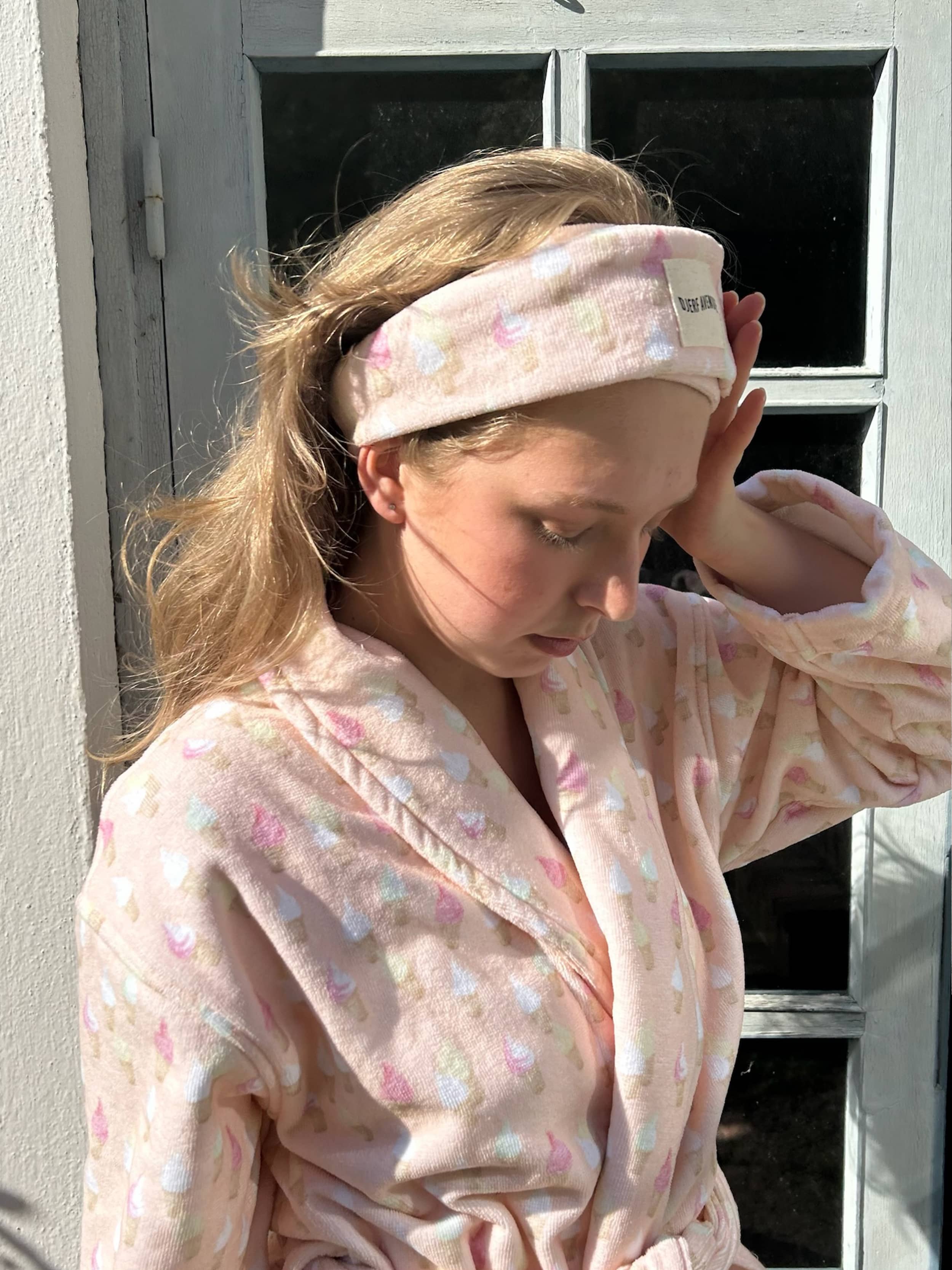 Terry Headband Summer Treat - Summer Treat | Djerf Avenue display picture 2