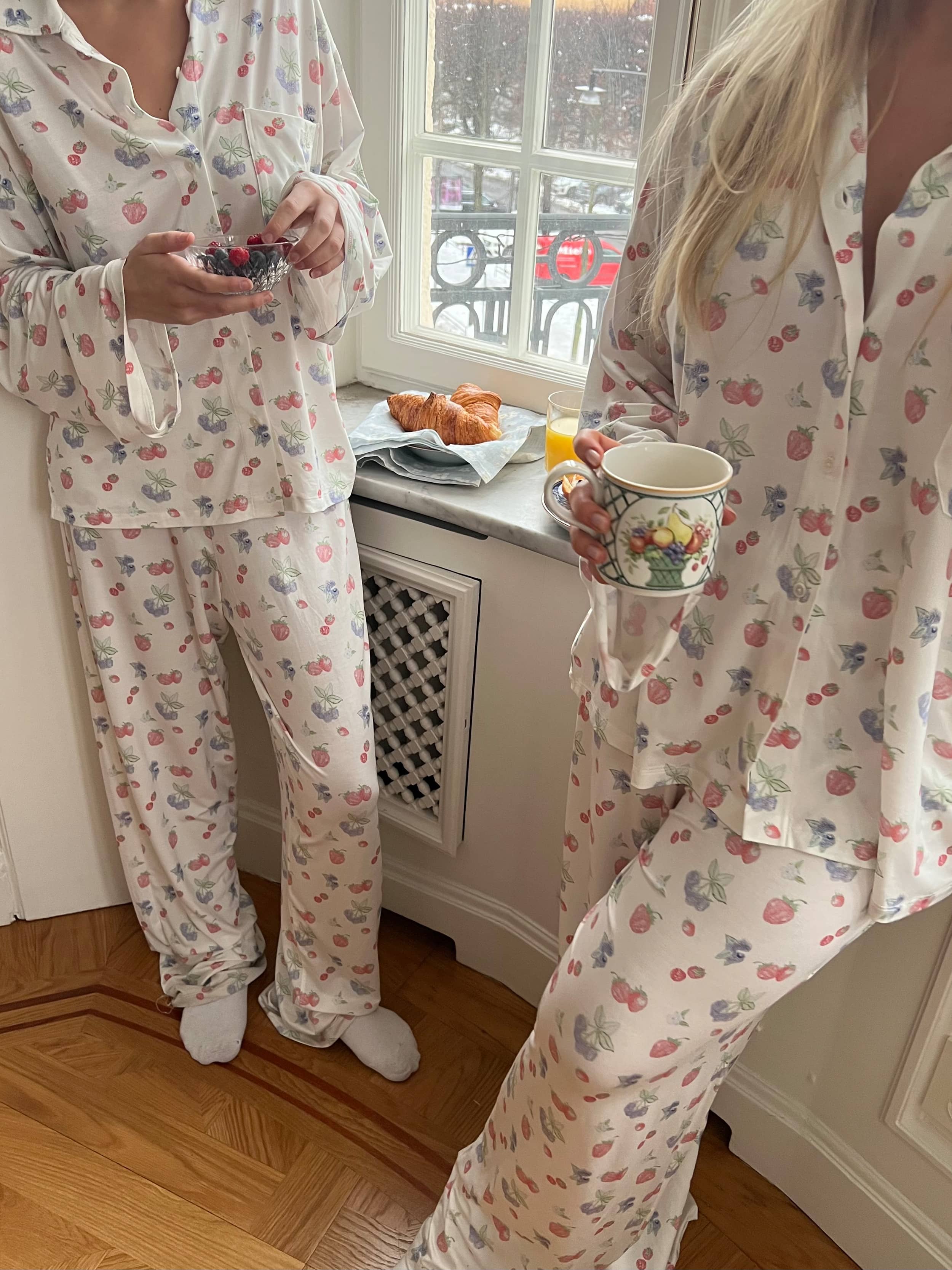 Go Slow Pants Summer Berries - Summer Berries | Djerf Avenue