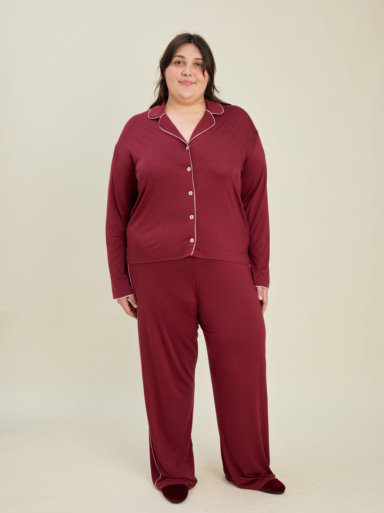 Go Slow Pants Burgundy
