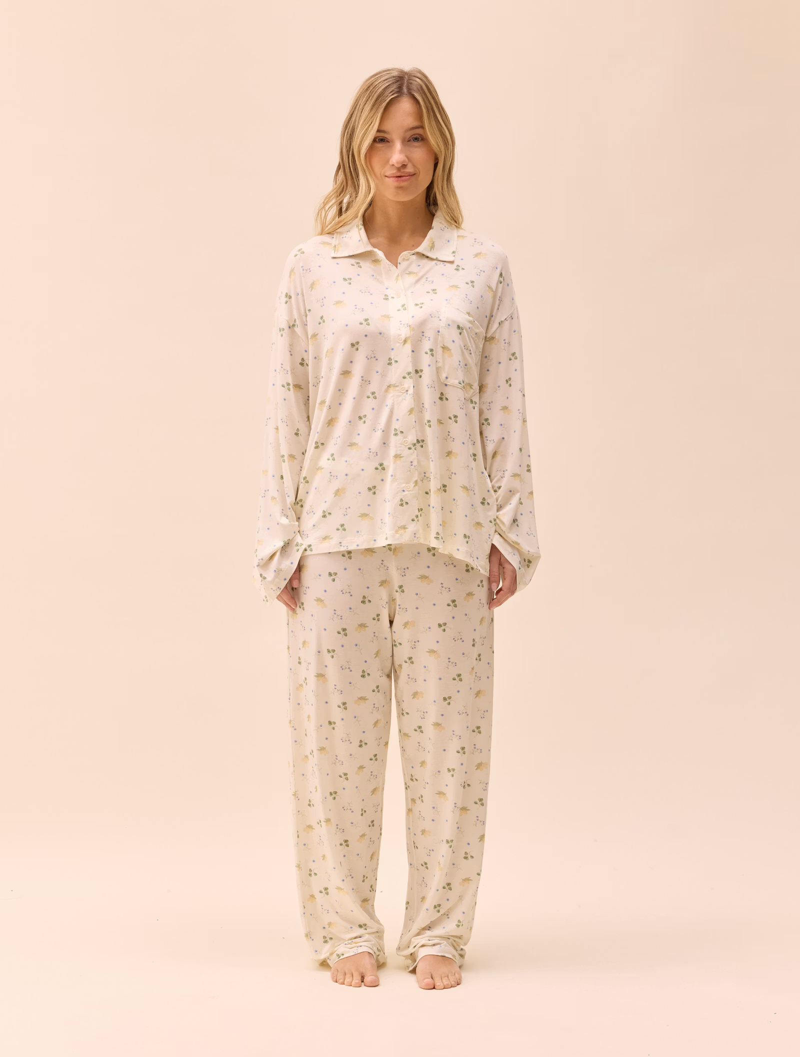 Go Slow Pants Marula Bloom
