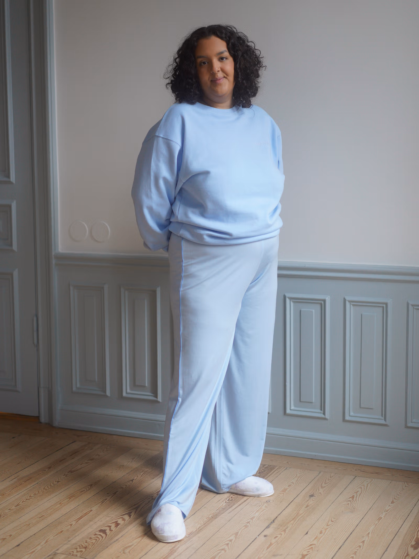Go Slow Pants Blue