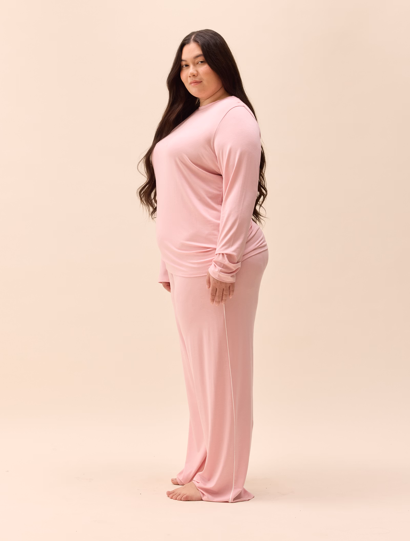 Go Slow Pants Pink/White