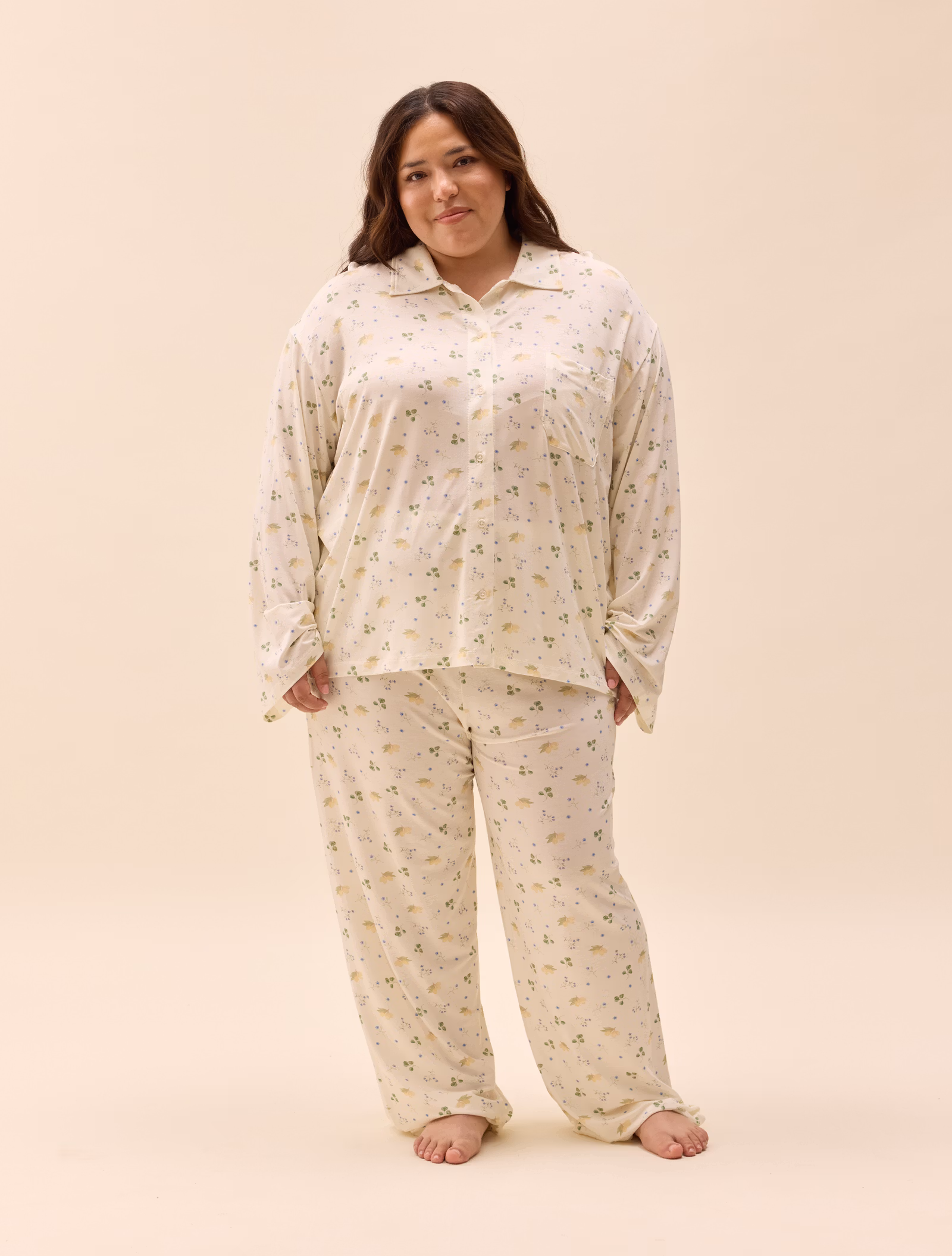 Go Slow Pants Marula Bloom