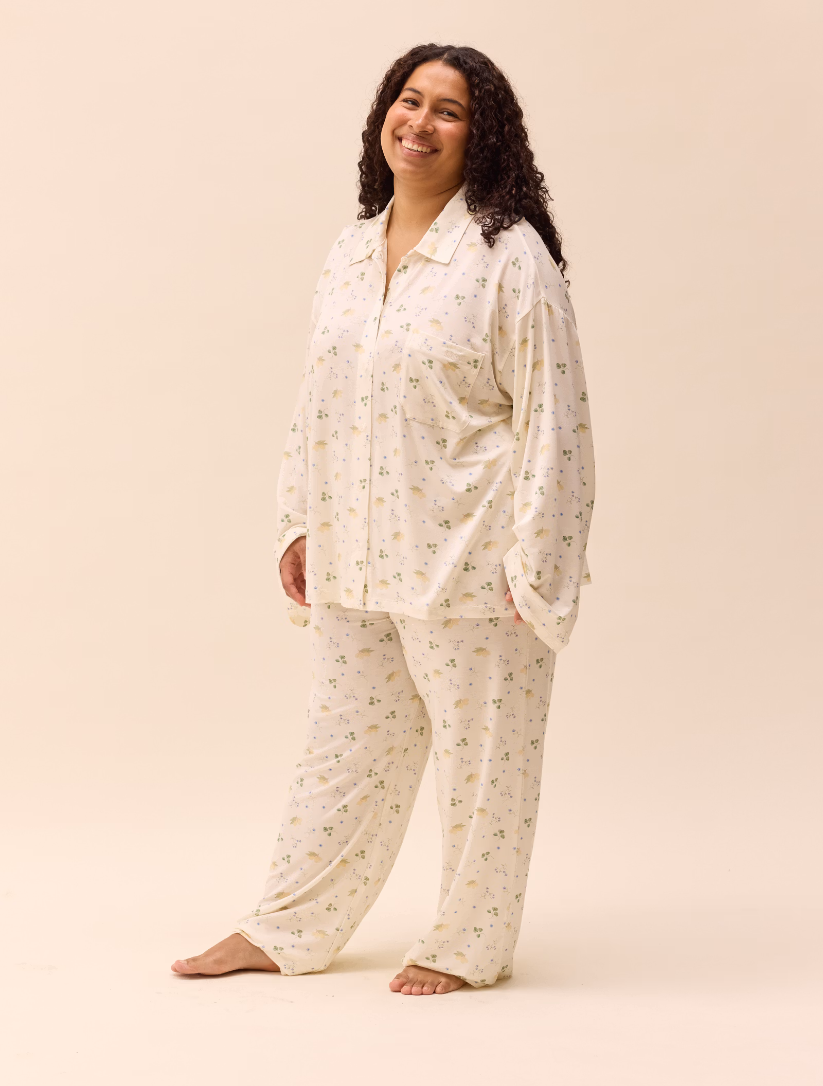 Go Slow Pants Marula Bloom